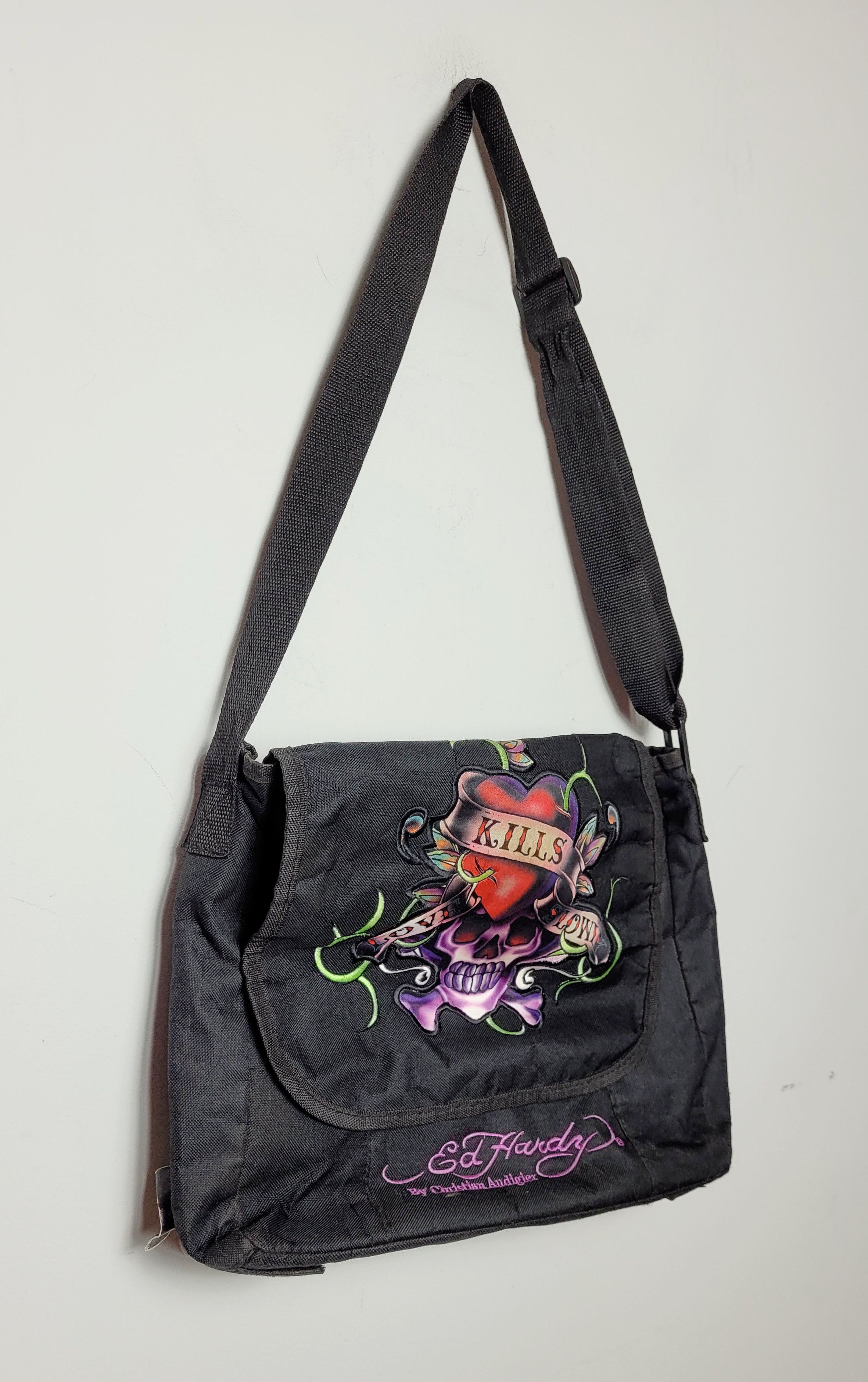 Christian Audigier × Ed Hardy Ed Hardy Christian Audigier Messenger Bag Size ONE SIZE - 2 Thumbnail