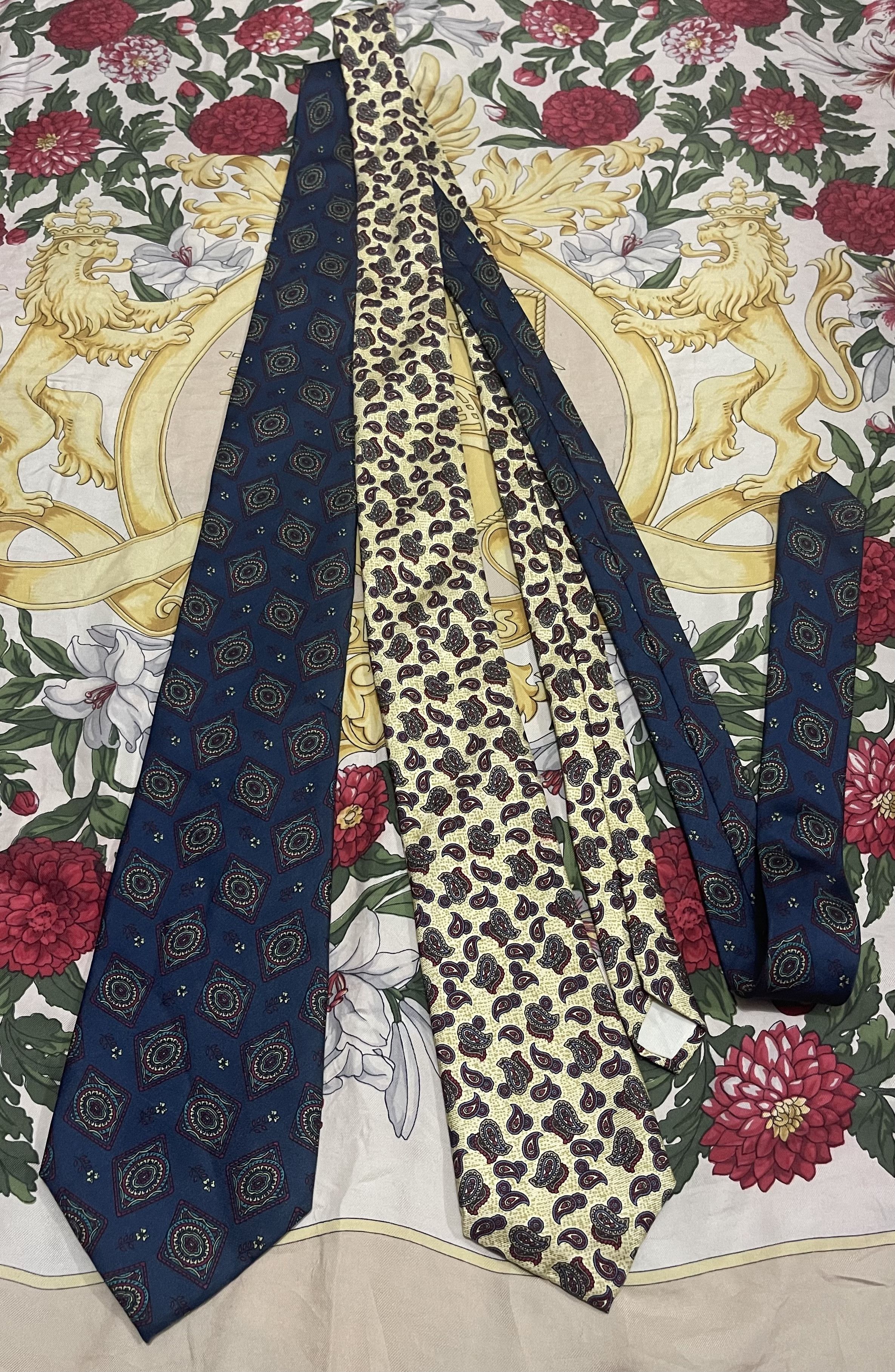 Christian Dior Monsieur COMBO CHRISTIAN DIOR MONSIEUR TIES FRANCE Size ONE SIZE - 4 Thumbnail