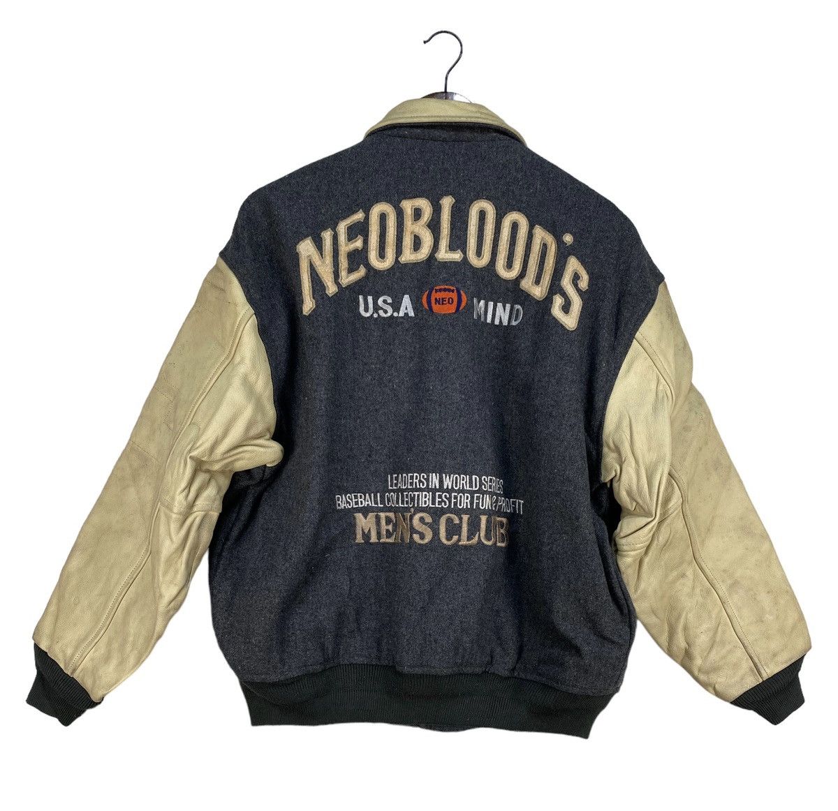 Vintage Vintage Neo Blood’s Baseball Varsity Jacket Size US L / EU 52-54 / 3 - 1 Thumbnail