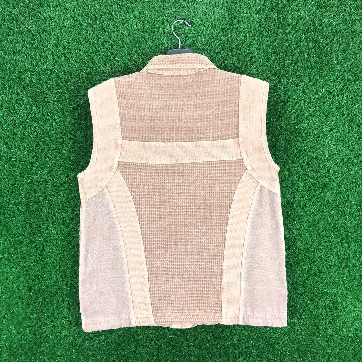 Japanese Brand × Vintage Vintage 90's Vest Multi Fabric by Top Fashion Mode Can Size US M / EU 48-50 / 2 - 4 Thumbnail