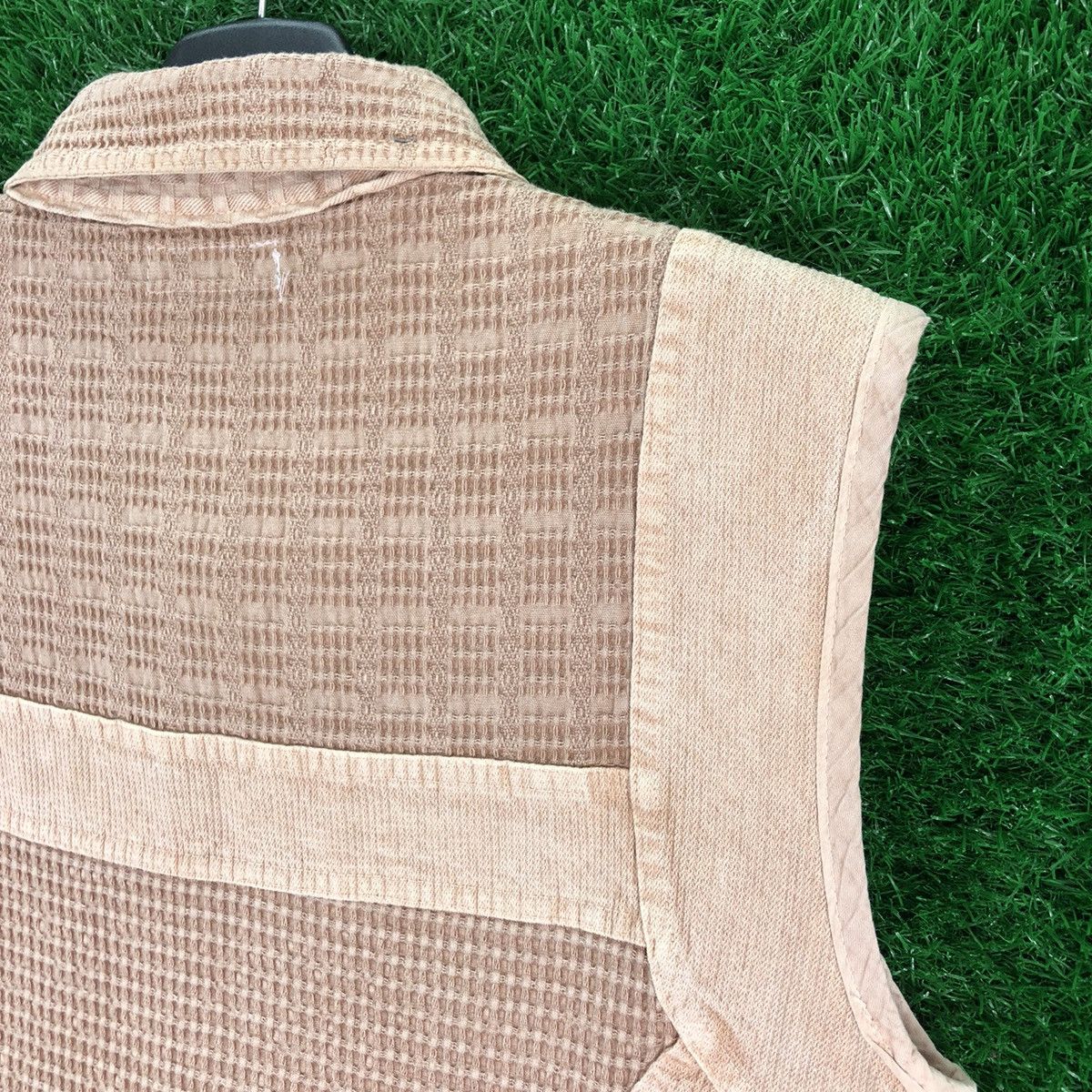 Japanese Brand × Vintage Vintage 90's Vest Multi Fabric by Top Fashion Mode Can Size US M / EU 48-50 / 2 - 5 Thumbnail