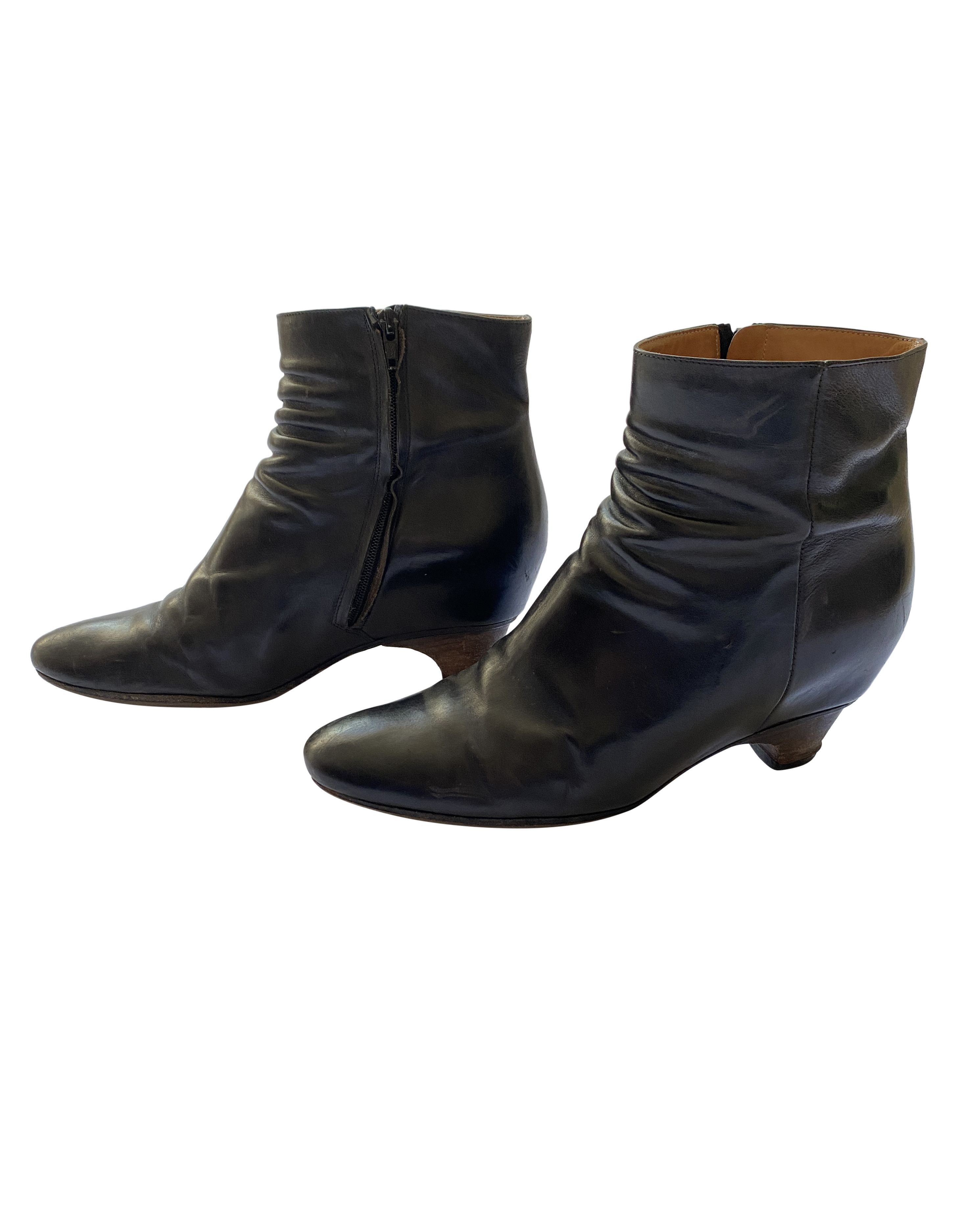 Maison Margiela ⚡️QUICK SALE⚡️Maison Martin Margiela Leather Heel Boots Size US 8 / IT 38 - 2 Thumbnail