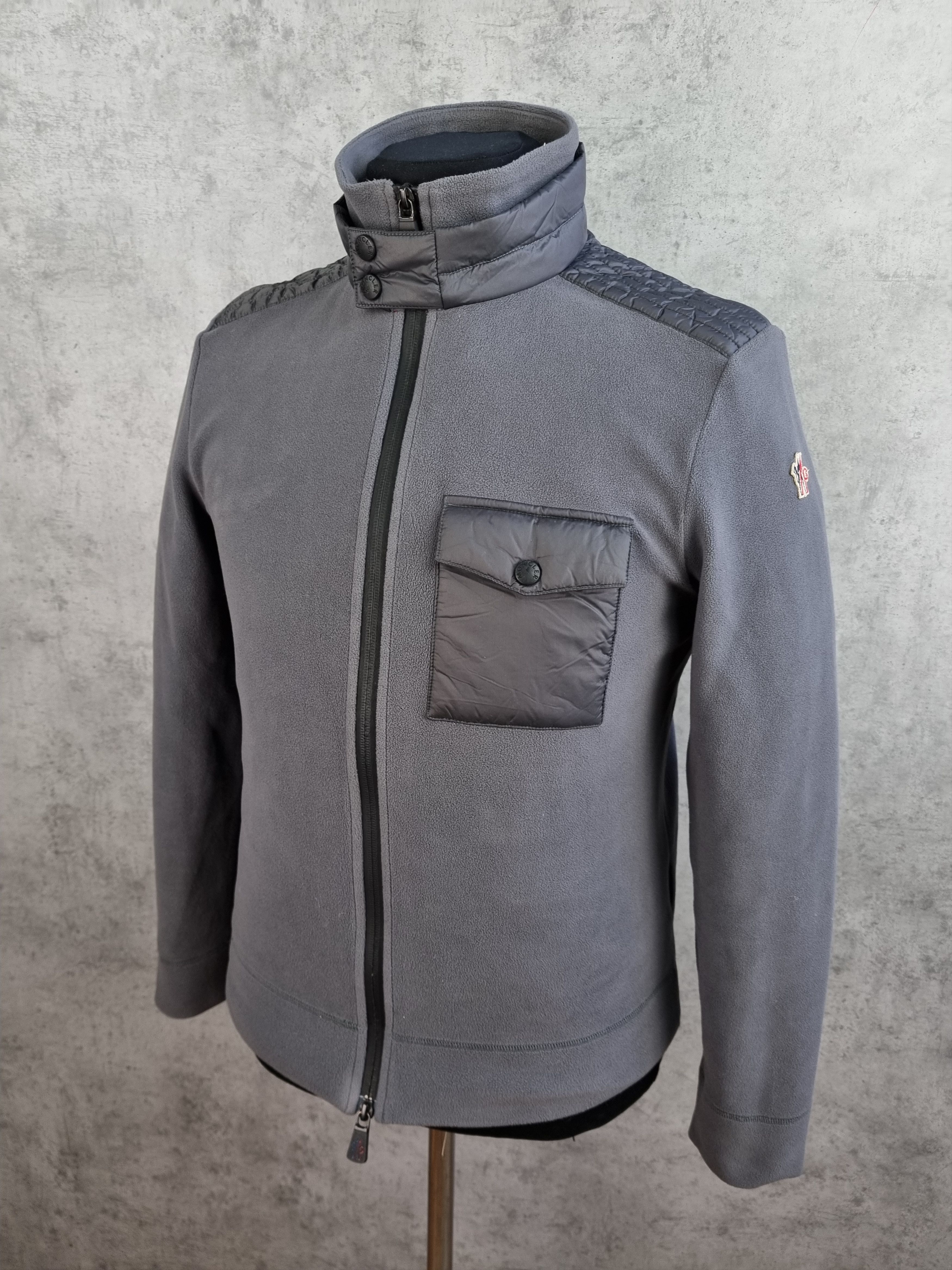Japanese Brand × Moncler Moncler Fleece Zip Up Pullover Light Jacket Size US M / EU 48-50 / 2 - 1 Thumbnail