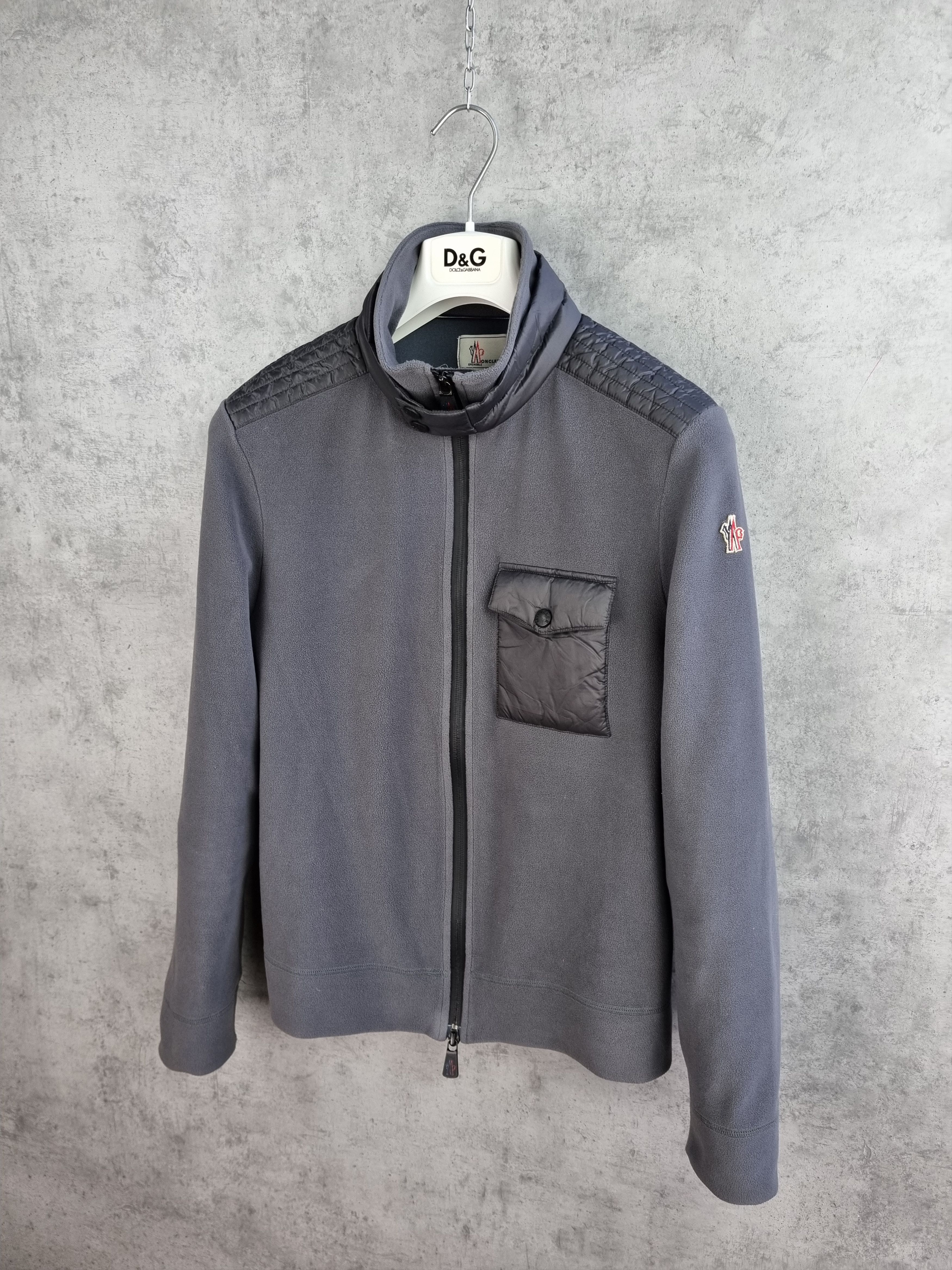 Japanese Brand × Moncler Moncler Fleece Zip Up Pullover Light Jacket Size US M / EU 48-50 / 2 - 5 Thumbnail