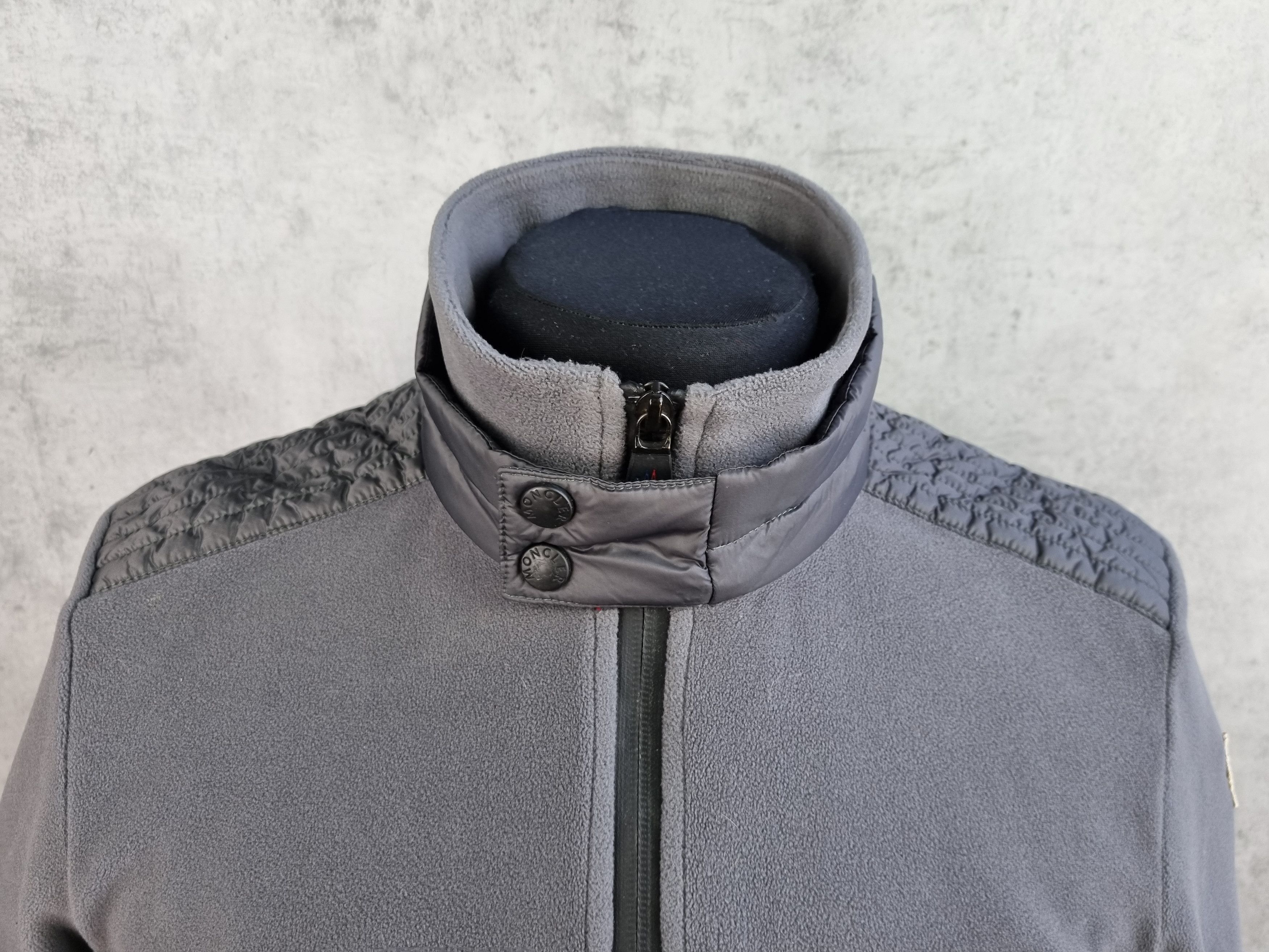Japanese Brand × Moncler Moncler Fleece Zip Up Pullover Light Jacket Size US M / EU 48-50 / 2 - 13 Thumbnail