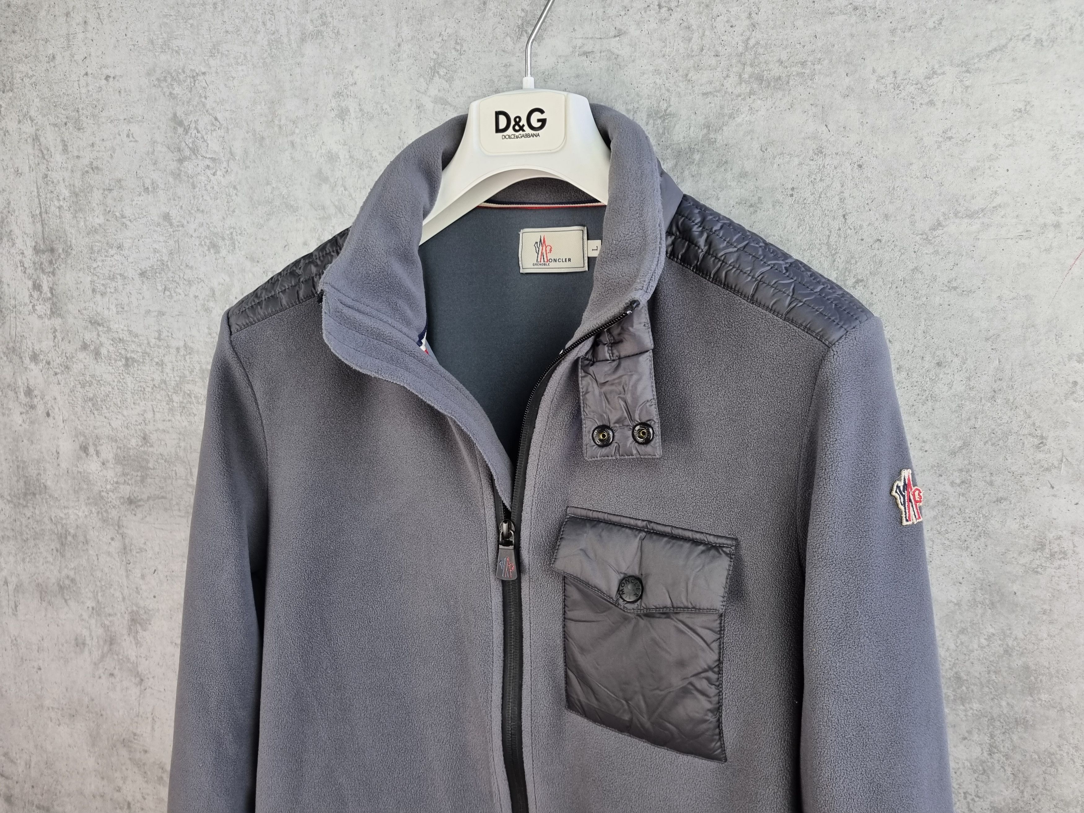 Japanese Brand × Moncler Moncler Fleece Zip Up Pullover Light Jacket Size US M / EU 48-50 / 2 - 6 Thumbnail