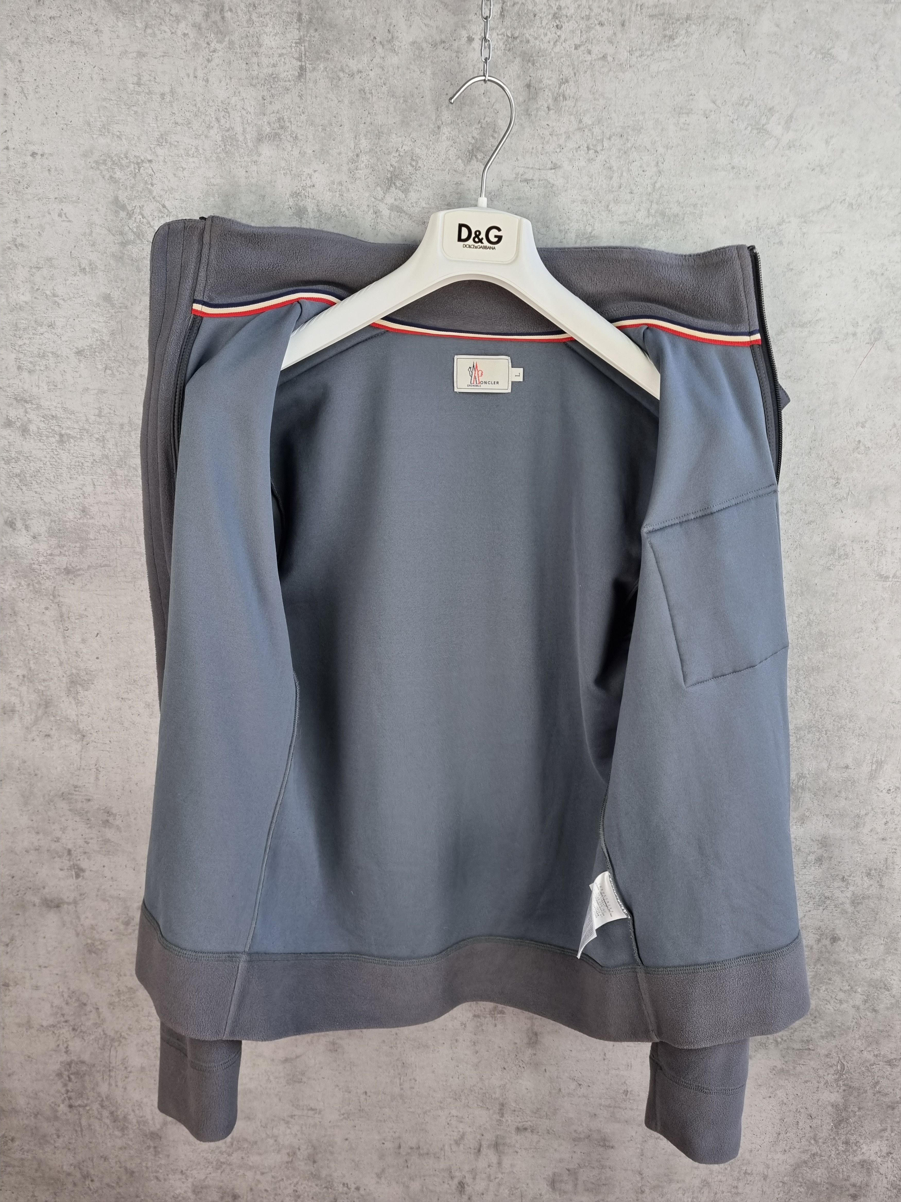 Japanese Brand × Moncler Moncler Fleece Zip Up Pullover Light Jacket Size US M / EU 48-50 / 2 - 12 Thumbnail