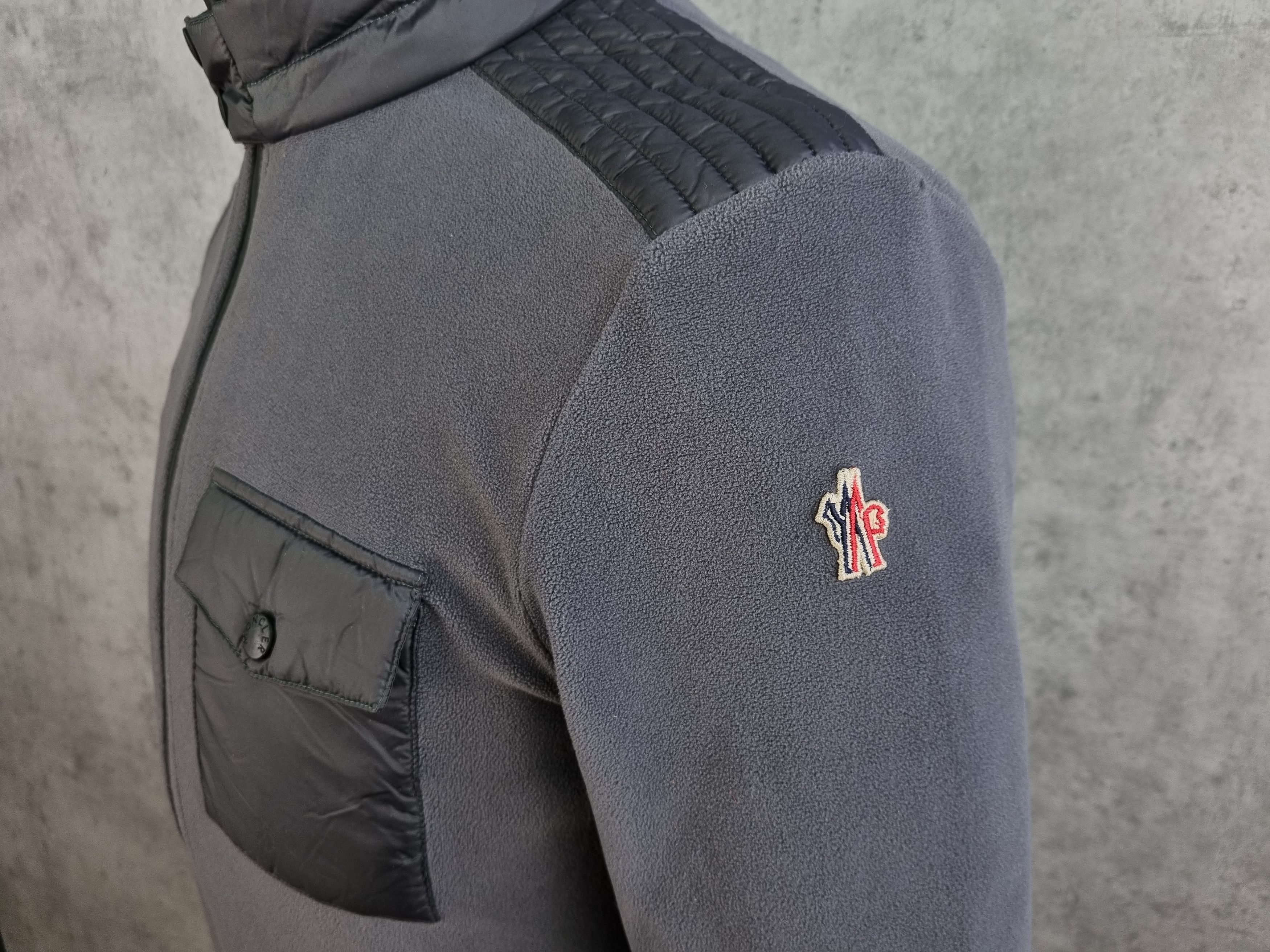 Japanese Brand × Moncler Moncler Fleece Zip Up Pullover Light Jacket Size US M / EU 48-50 / 2 - 14 Thumbnail