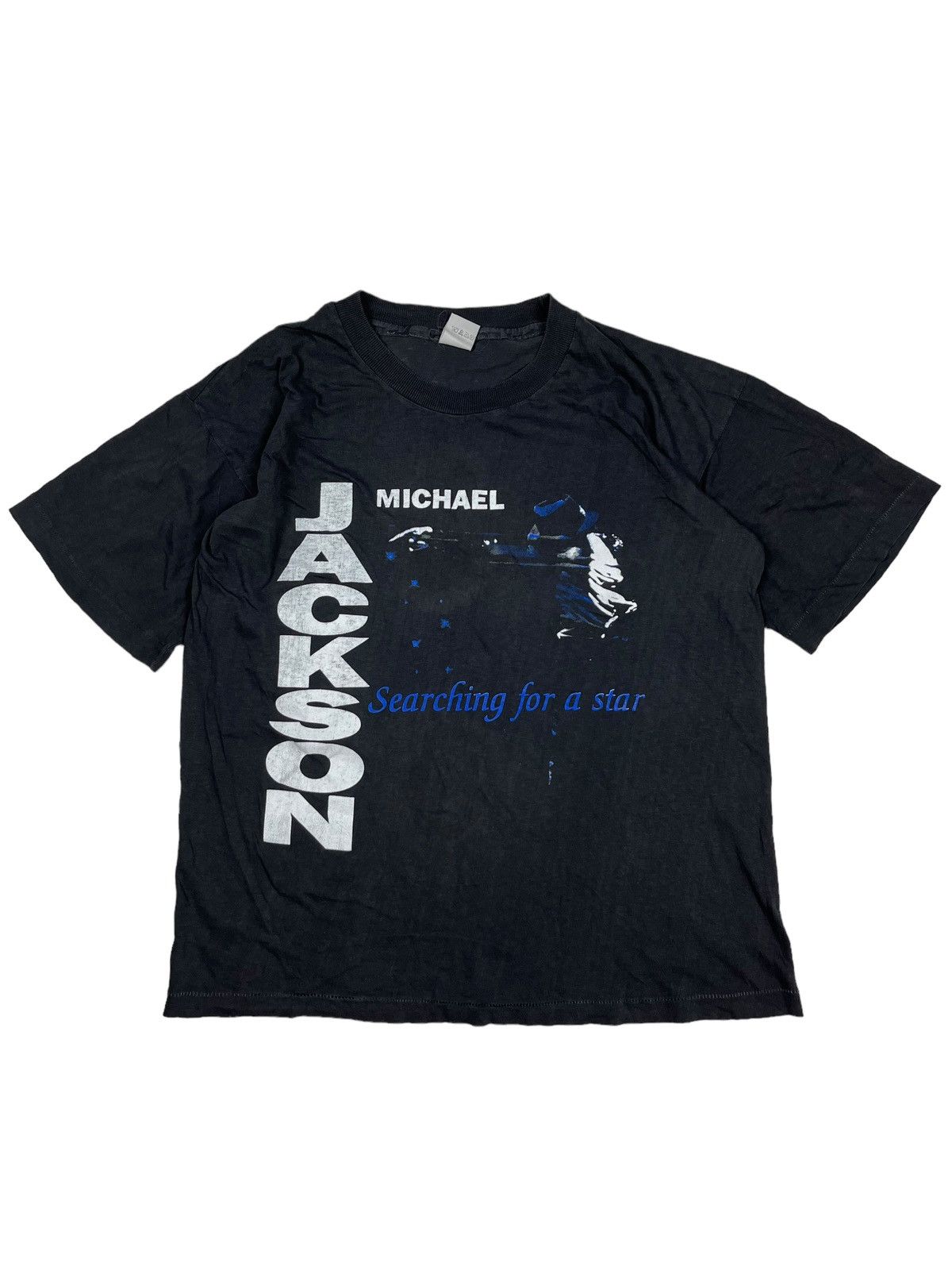 Michael Jackson Vintage 90s Michael Jackson Searching For A Star T-shirt Size US XL / EU 56 / 4 - 1 Thumbnail