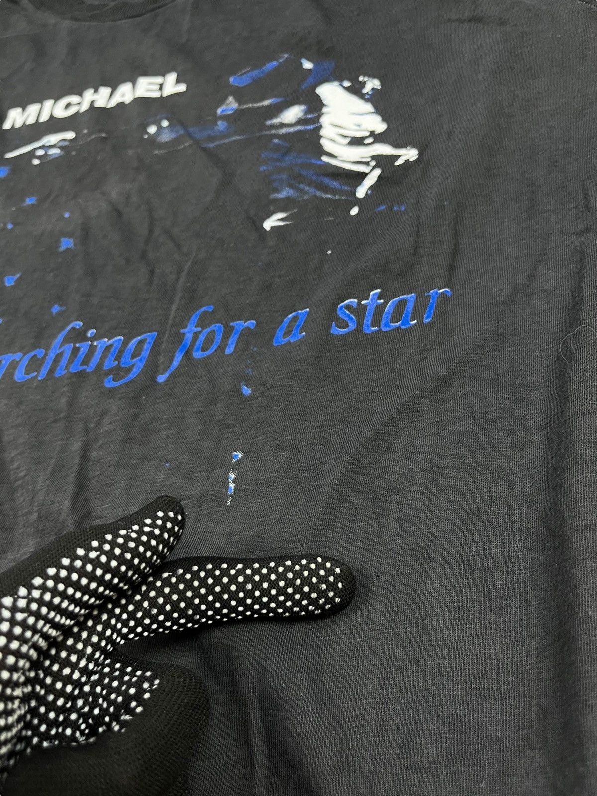 Michael Jackson Vintage 90s Michael Jackson Searching For A Star T-shirt Size US XL / EU 56 / 4 - 4 Thumbnail