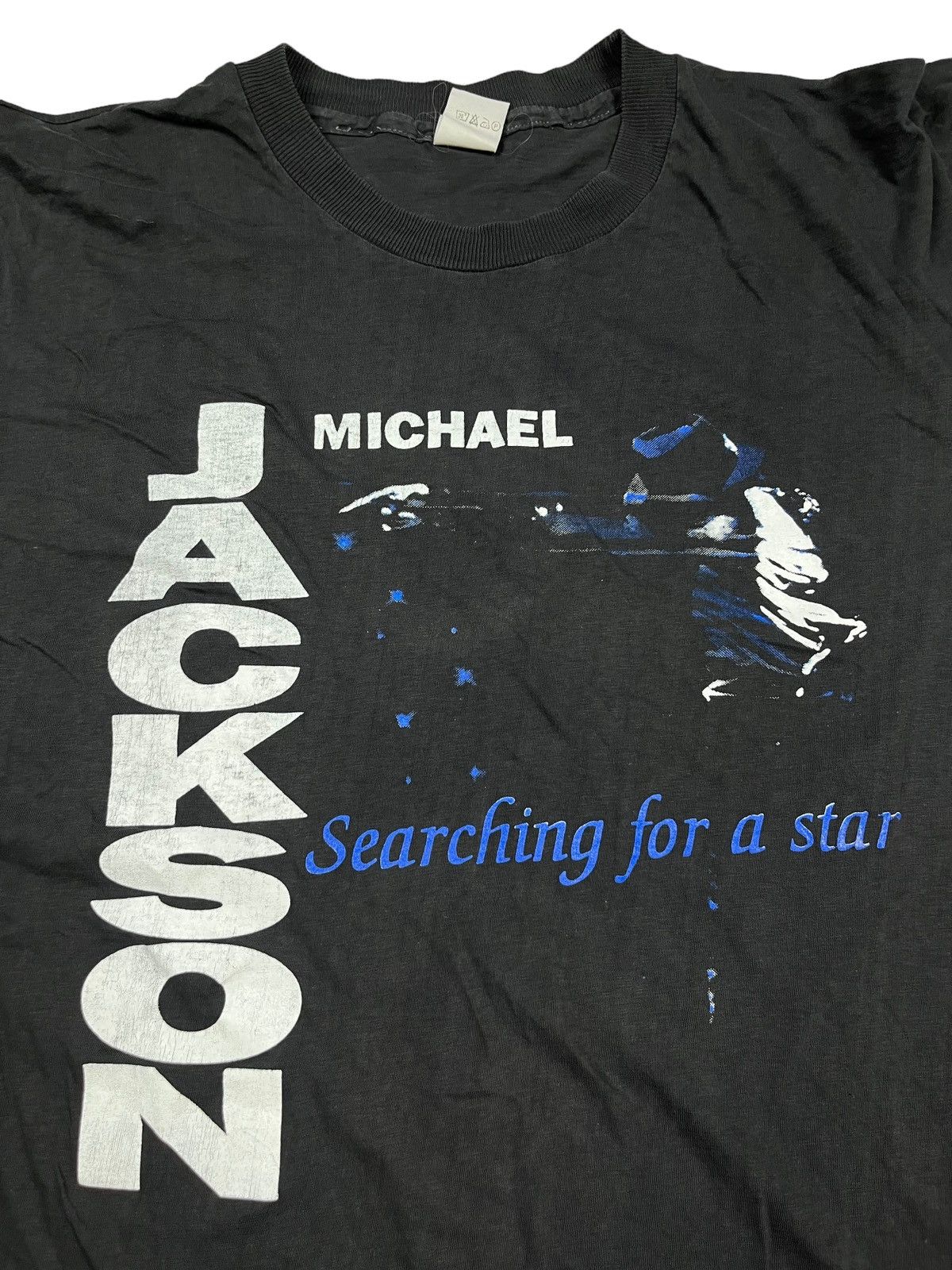 Michael Jackson Vintage 90s Michael Jackson Searching For A Star T-shirt Size US XL / EU 56 / 4 - 5 Thumbnail