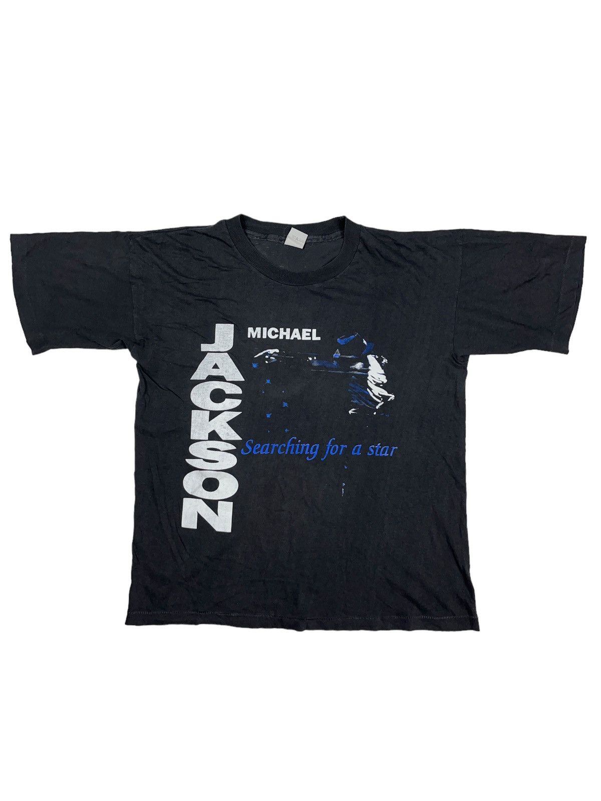 Michael Jackson Vintage 90s Michael Jackson Searching For A Star T-shirt Size US XL / EU 56 / 4 - 2 Thumbnail