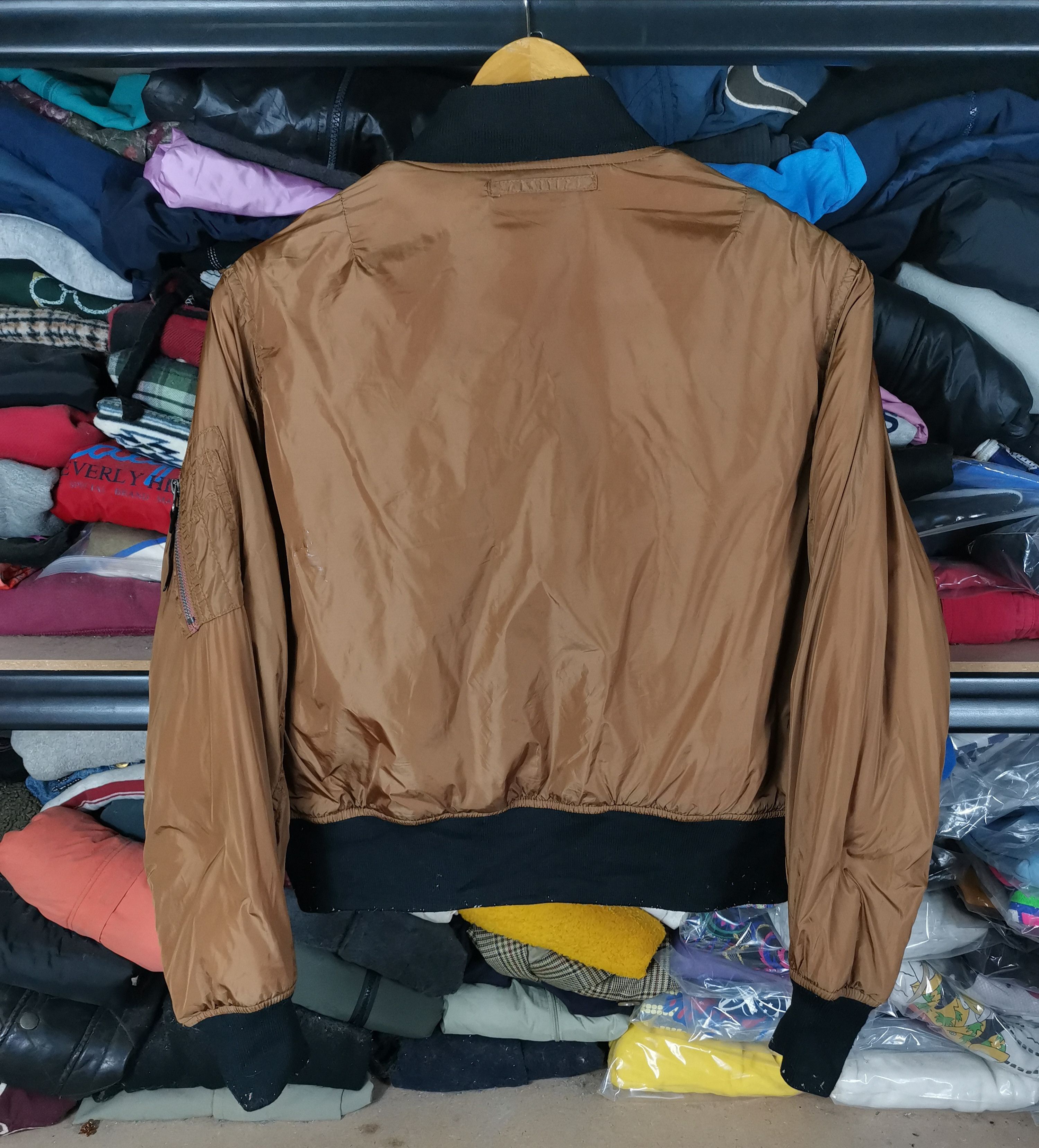 Japanese Brand Vintage Reversible Ma-1 Flight Bomber Jacket Size US M / EU 48-50 / 2 - 2 Thumbnail