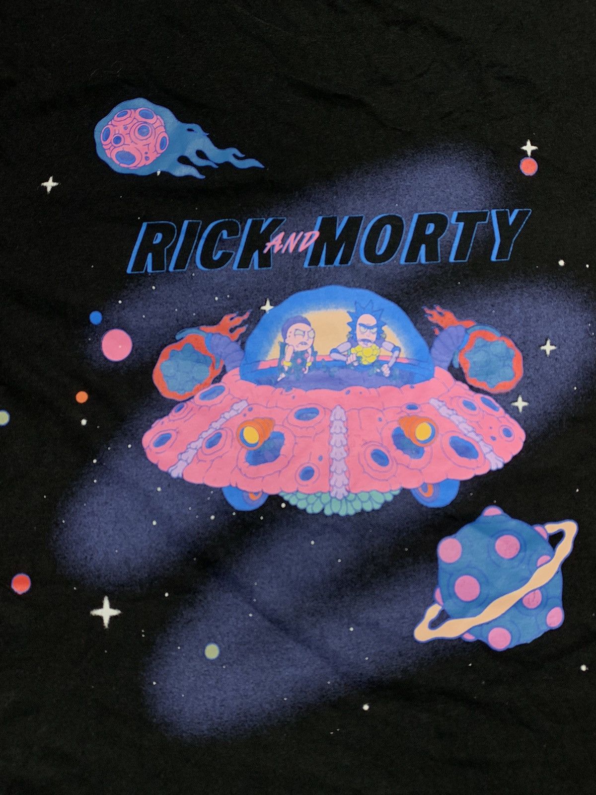 Band Tees Vintage Y2K Rick and Morty band tee cartoon big logo size L Size US L / EU 52-54 / 3 - 2 Thumbnail