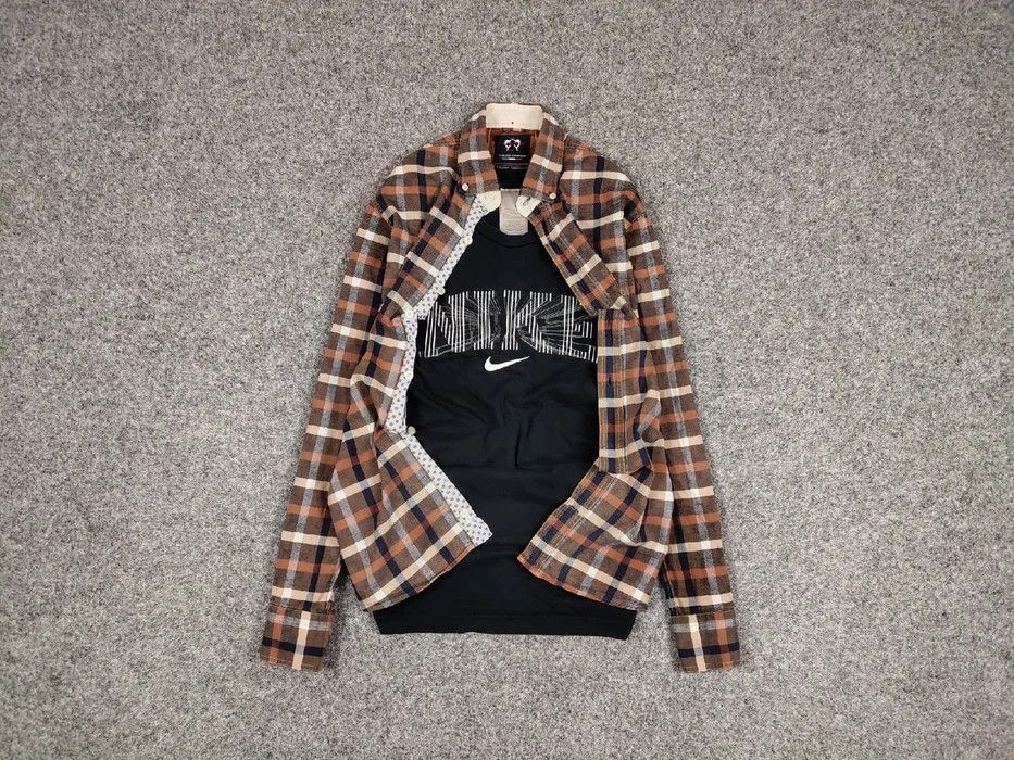 Flannel Vintage Flannel Shirt Travis Scott Style Streetwear Hype Size US M / EU 48-50 / 2 - 1 Thumbnail