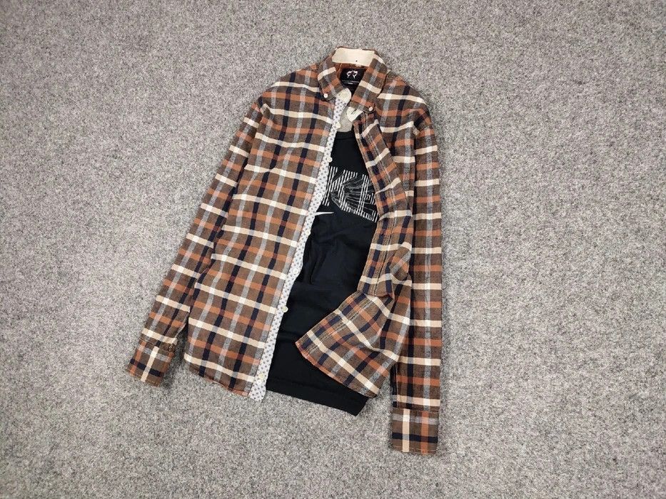Flannel Vintage Flannel Shirt Travis Scott Style Streetwear Hype Size US M / EU 48-50 / 2 - 4 Thumbnail