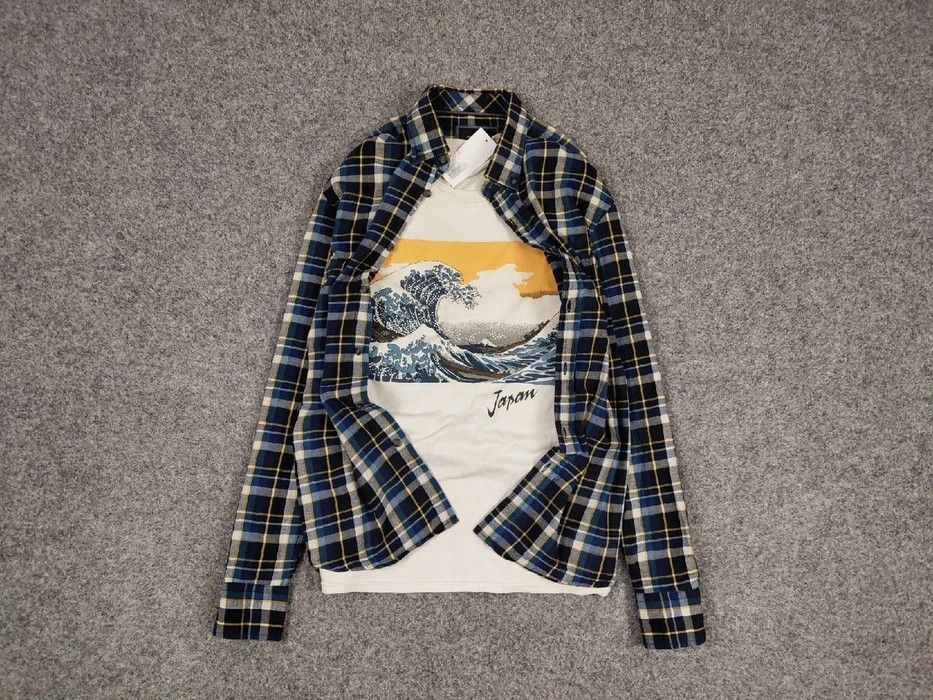 Flannel Vintage Flannel Shirt Travis Scott Style Streetwear Hype Size US M / EU 48-50 / 2 - 1 Thumbnail