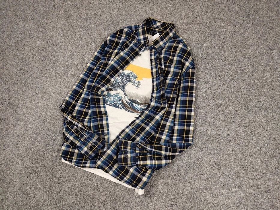 Flannel Vintage Flannel Shirt Travis Scott Style Streetwear Hype Size US M / EU 48-50 / 2 - 5 Thumbnail