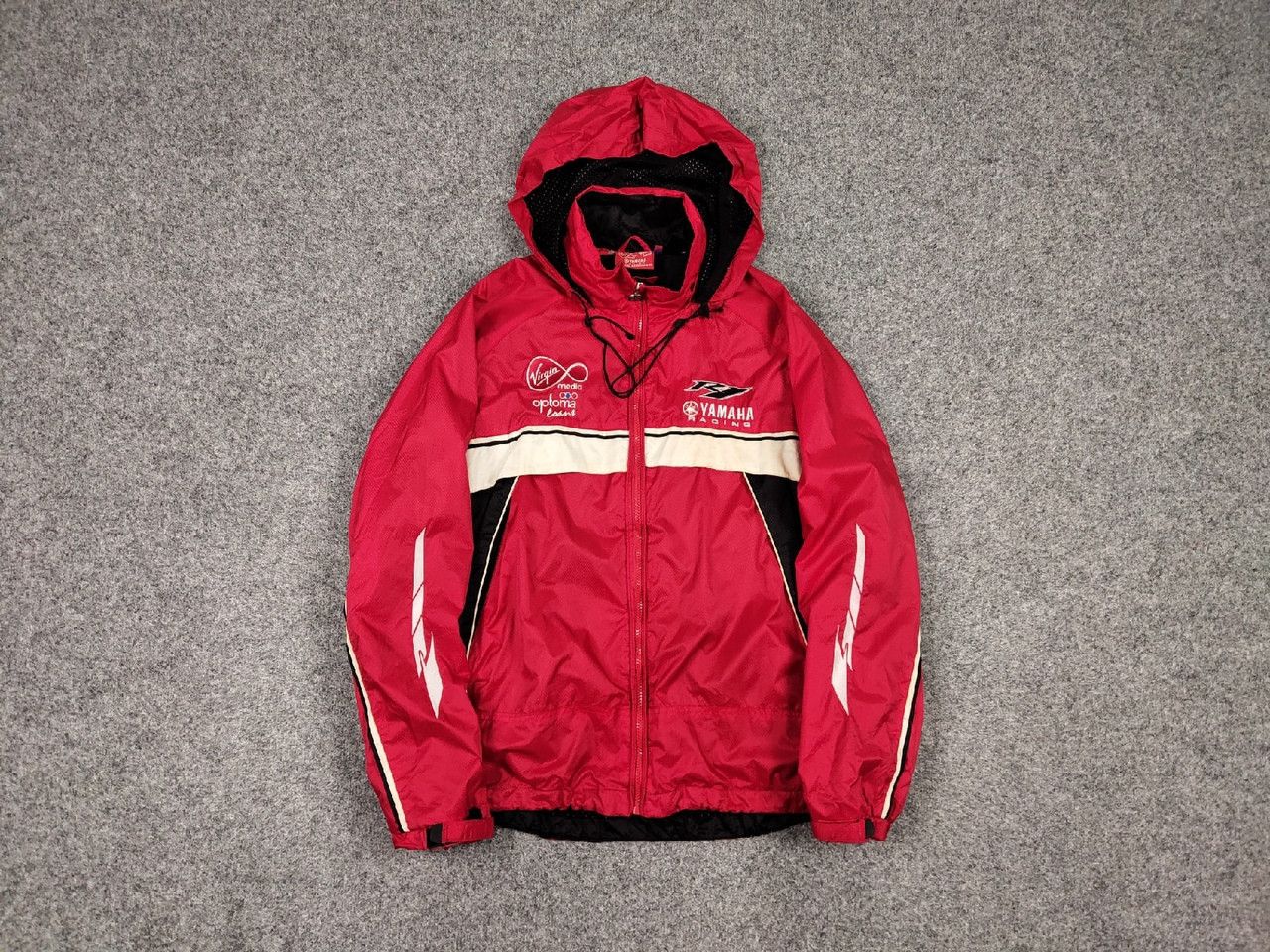 🔥 Vintage Yamaha Racing Windbreaker zip Jacket official