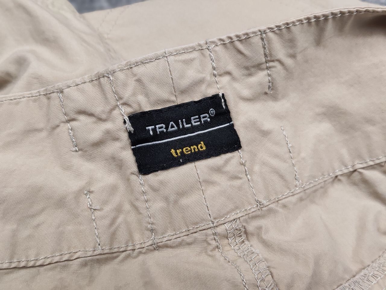 Japanese Brand Vintage 90's Japanese Bondage Zip Bootcut Beige Cargo Pants Size US 32 / EU 48 - 18 Thumbnail