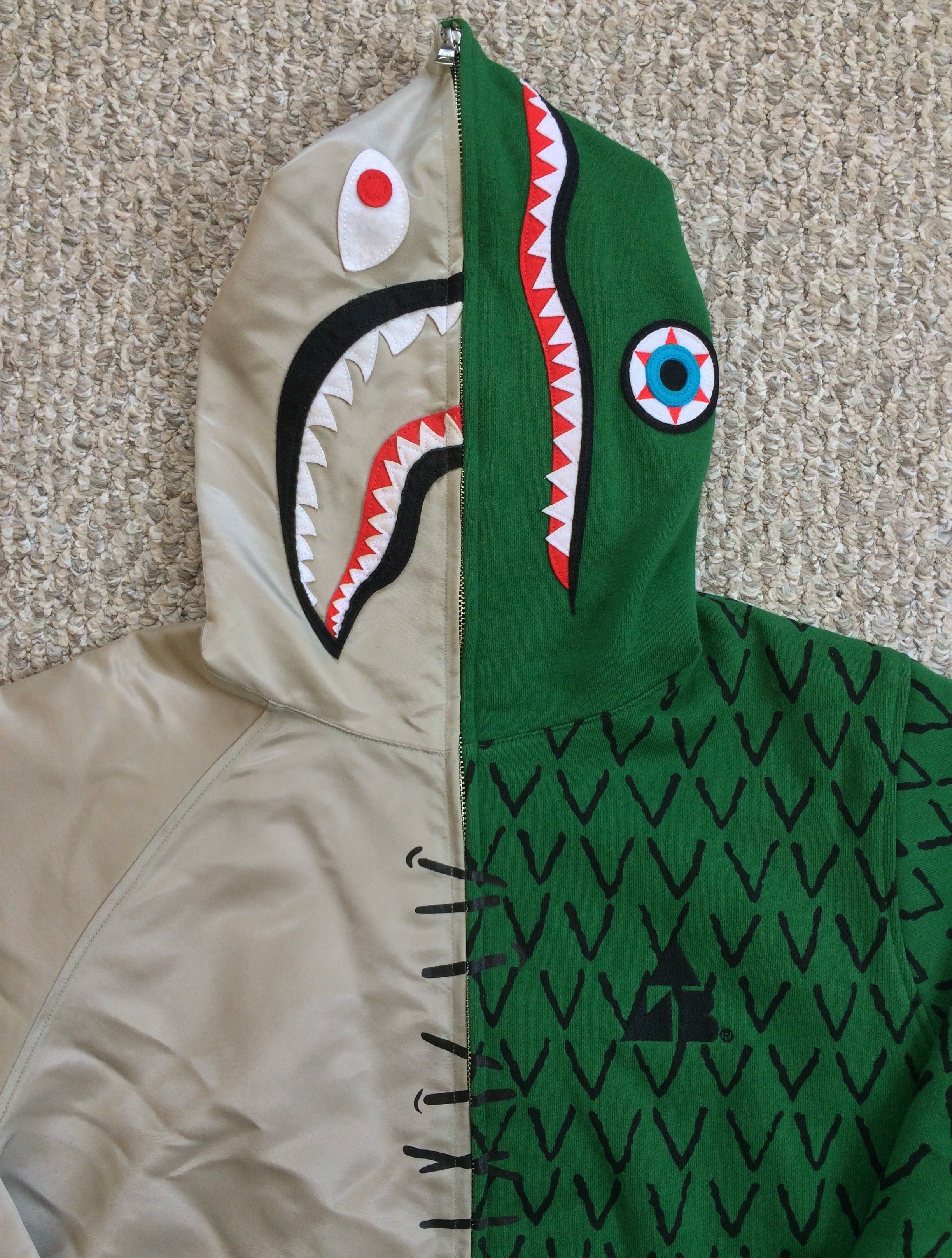 Ambush Design × Bape S/S 2010 Ambush x Bape Shark Hoodie Size US M / EU 48-50 / 2 - 2 Thumbnail