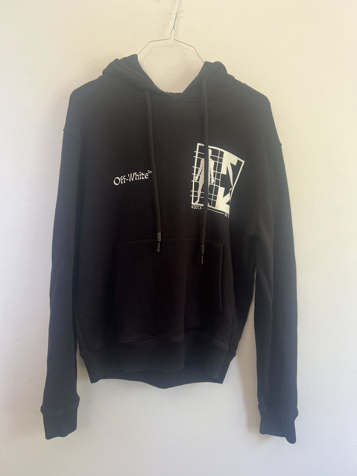 image of Off White Ss20 Split Hoodie in Black, Men's (Size Medium)