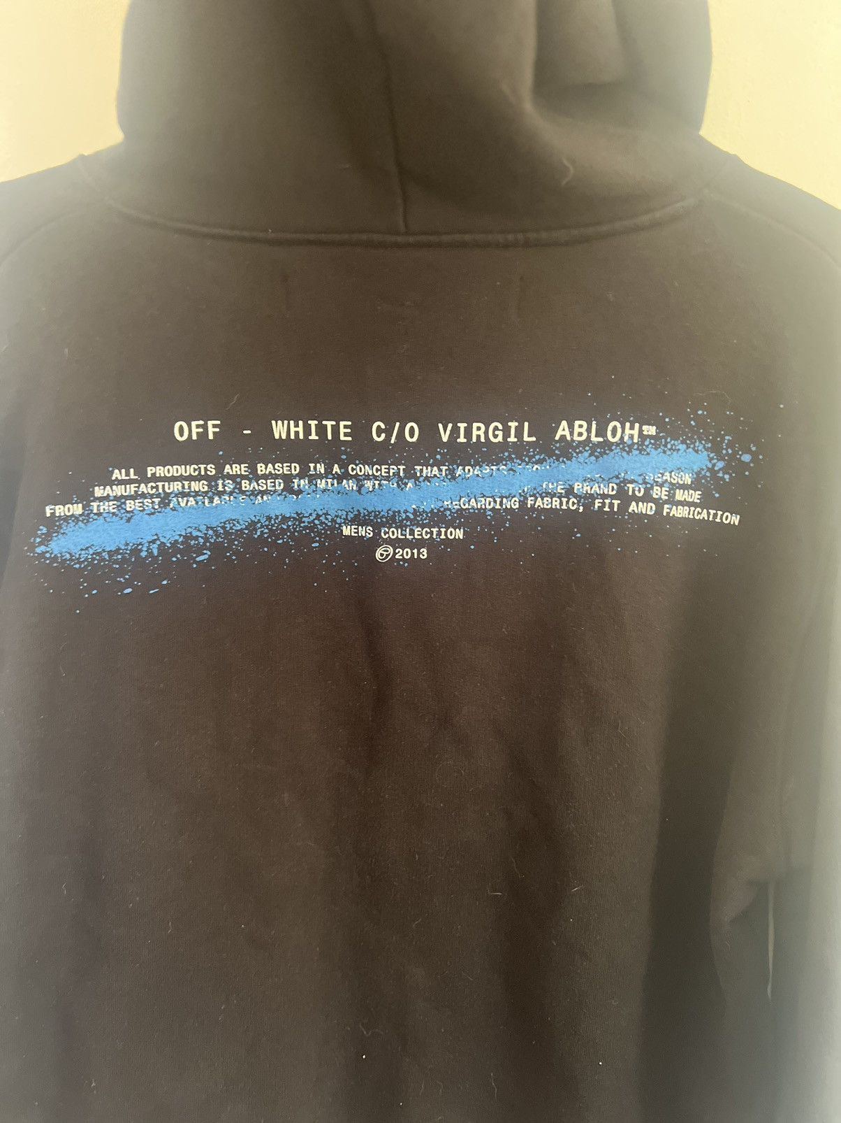 Off-White Off white SS20 split hoodie Size US M / EU 48-50 / 2 - 12 Thumbnail