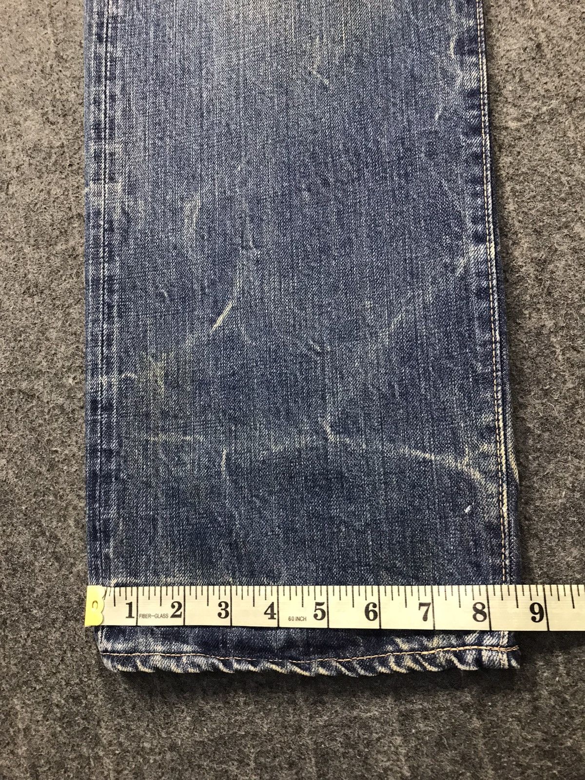 Japanese Brand × OMNIGOD × Vintage Vintage Omnigod Selvedge Design Paint Jeans Style Size US 31 - 24 Thumbnail