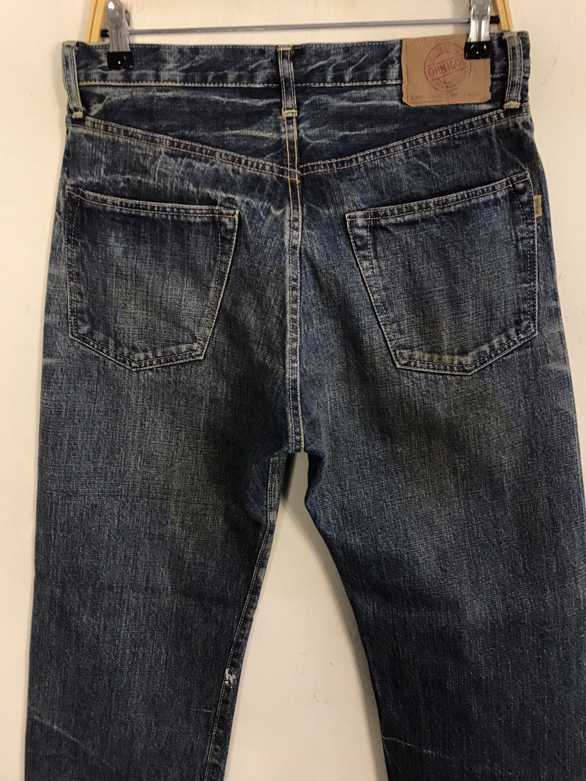 Japanese Brand × OMNIGOD × Vintage Vintage Omnigod Selvedge Design Paint Jeans Style Size US 31 - 13 Thumbnail