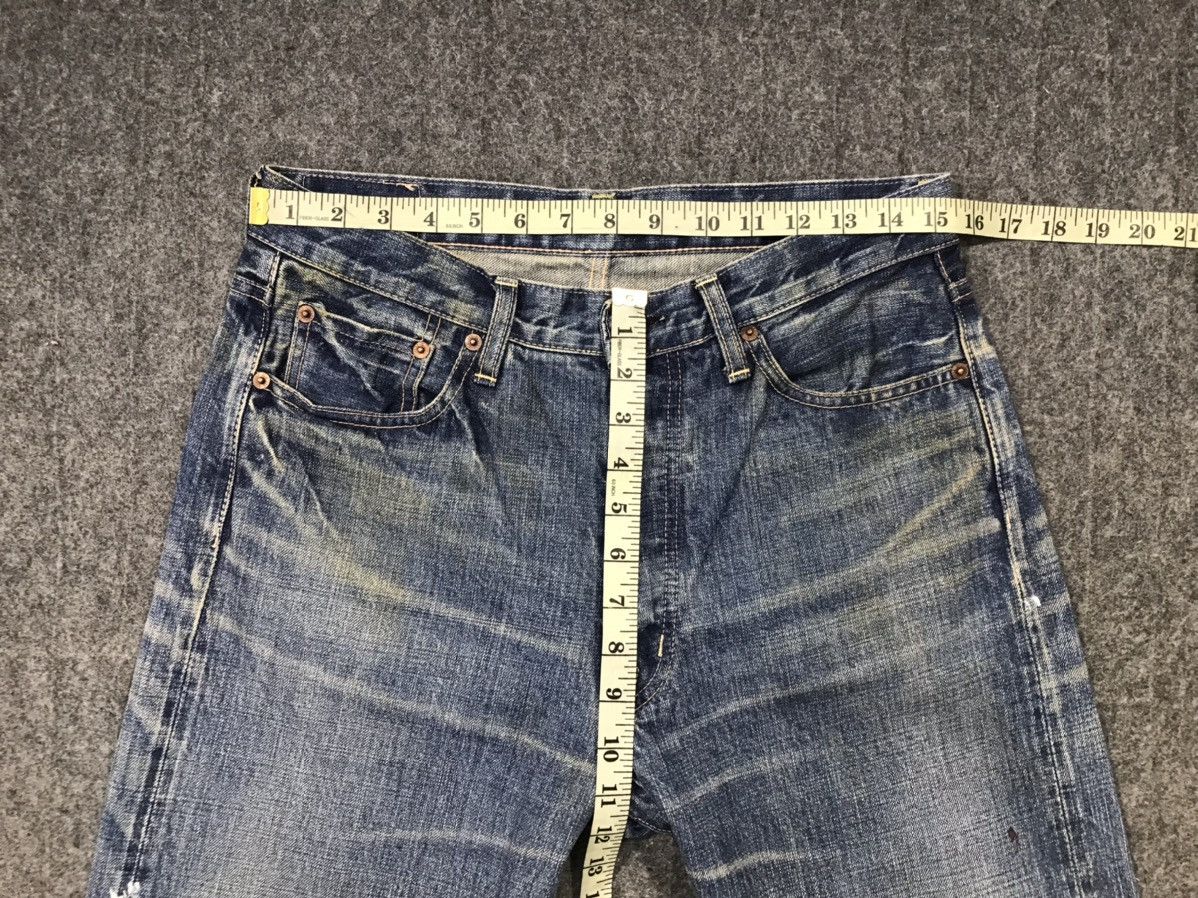 Japanese Brand × OMNIGOD × Vintage Vintage Omnigod Selvedge Design Paint Jeans Style Size US 31 - 21 Thumbnail