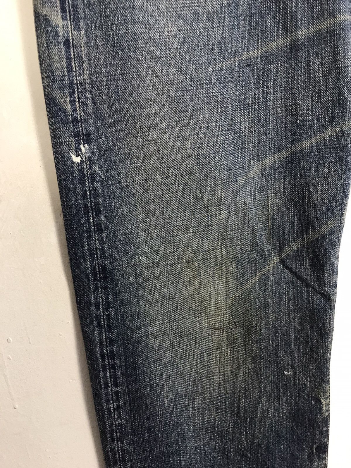 Japanese Brand × OMNIGOD × Vintage Vintage Omnigod Selvedge Design Paint Jeans Style Size US 31 - 7 Thumbnail