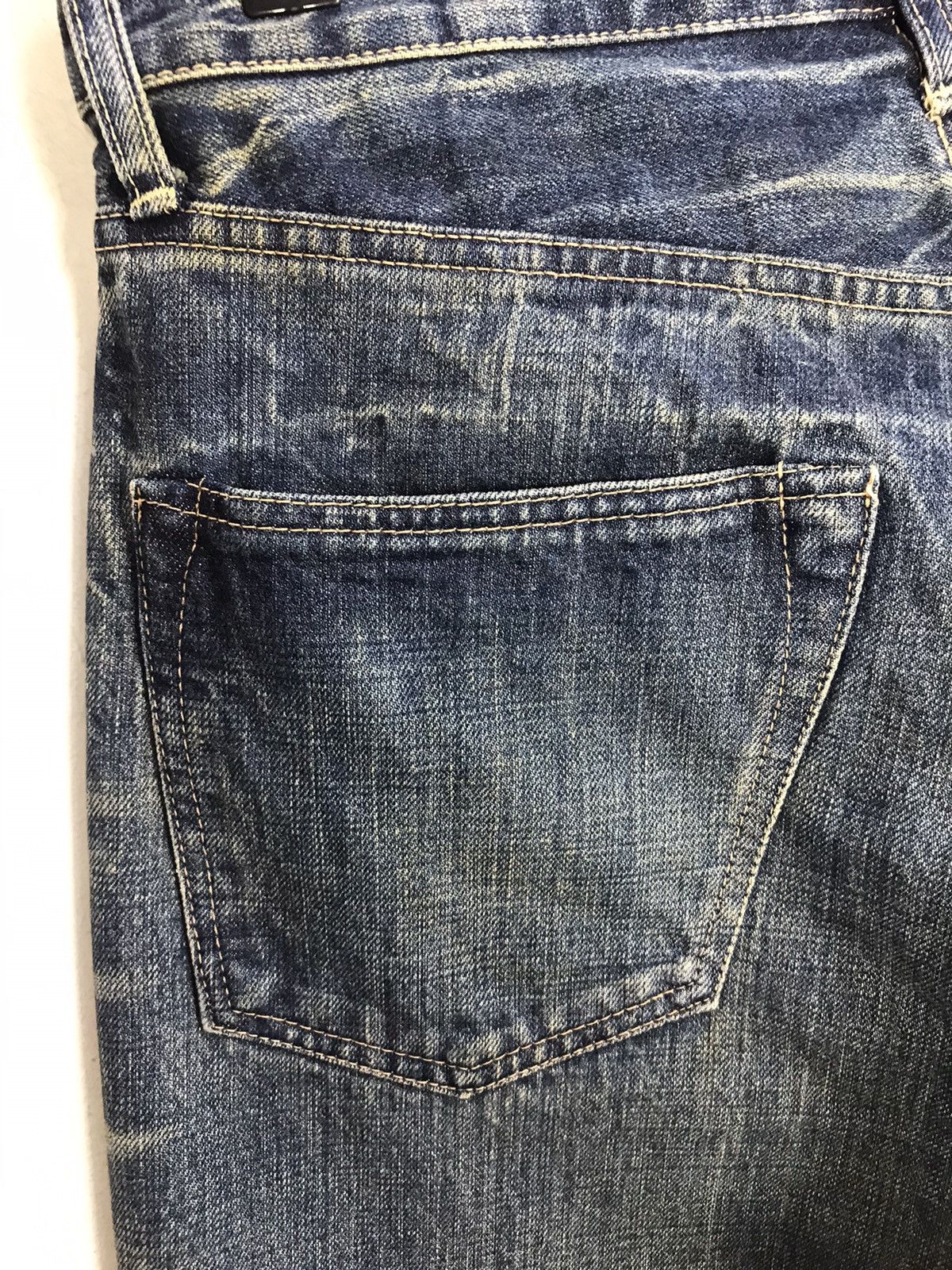 Japanese Brand × OMNIGOD × Vintage Vintage Omnigod Selvedge Design Paint Jeans Style Size US 31 - 16 Thumbnail