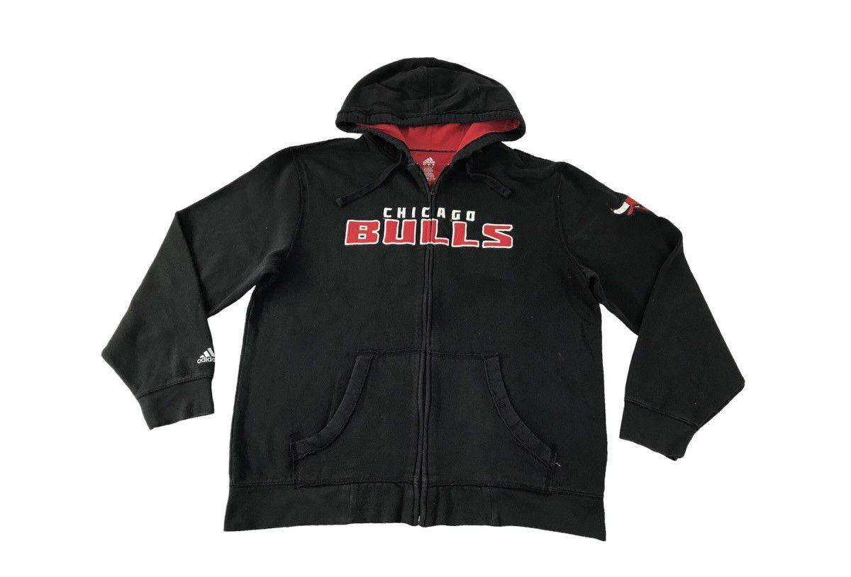 NBA Adidas NBA Chicago Bulls Hoodies Embroidery Logo Jacket Size US L / EU 52-54 / 3 - 1 Thumbnail