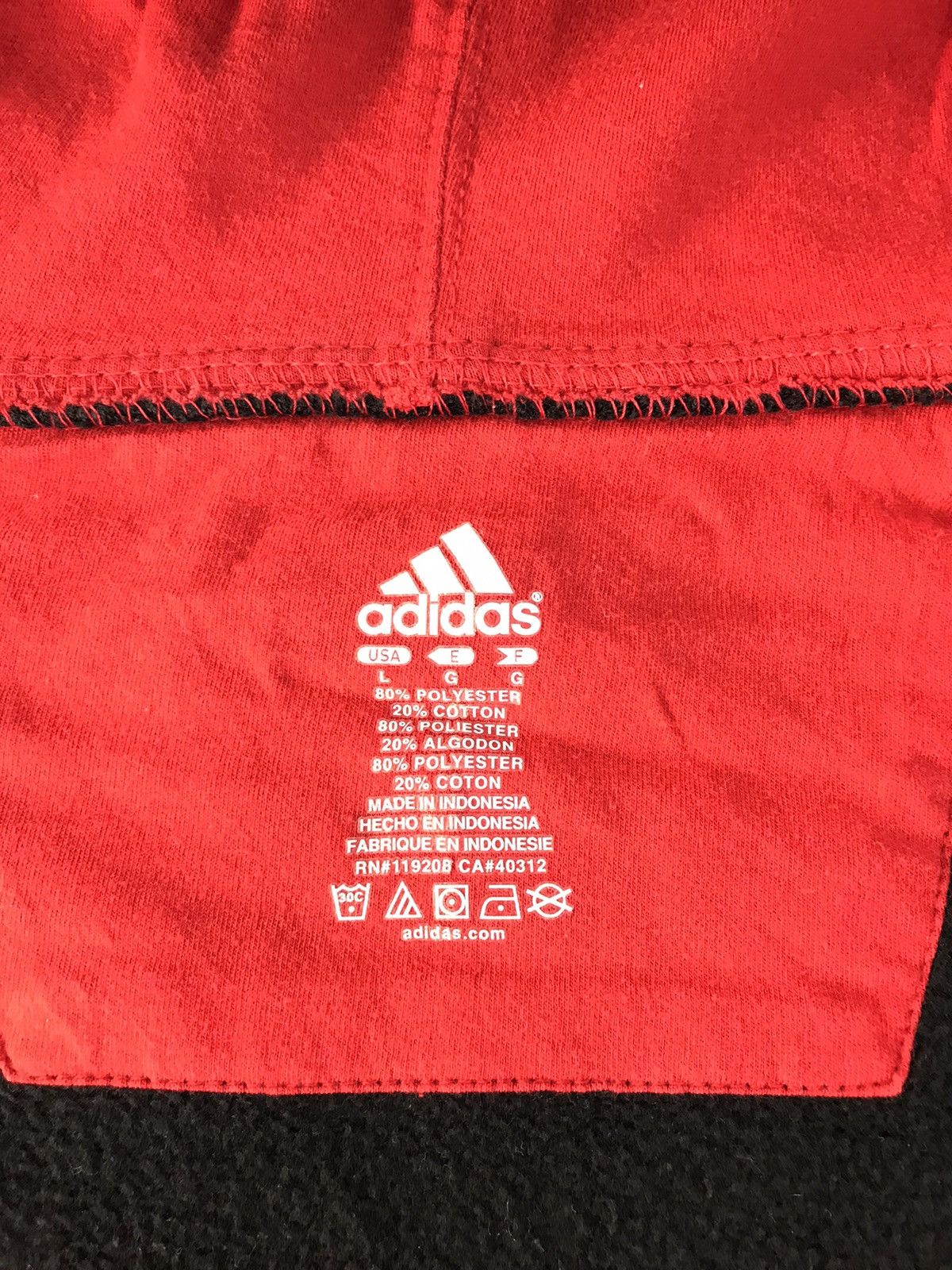 NBA Adidas NBA Chicago Bulls Hoodies Embroidery Logo Jacket Size US L / EU 52-54 / 3 - 7 Thumbnail