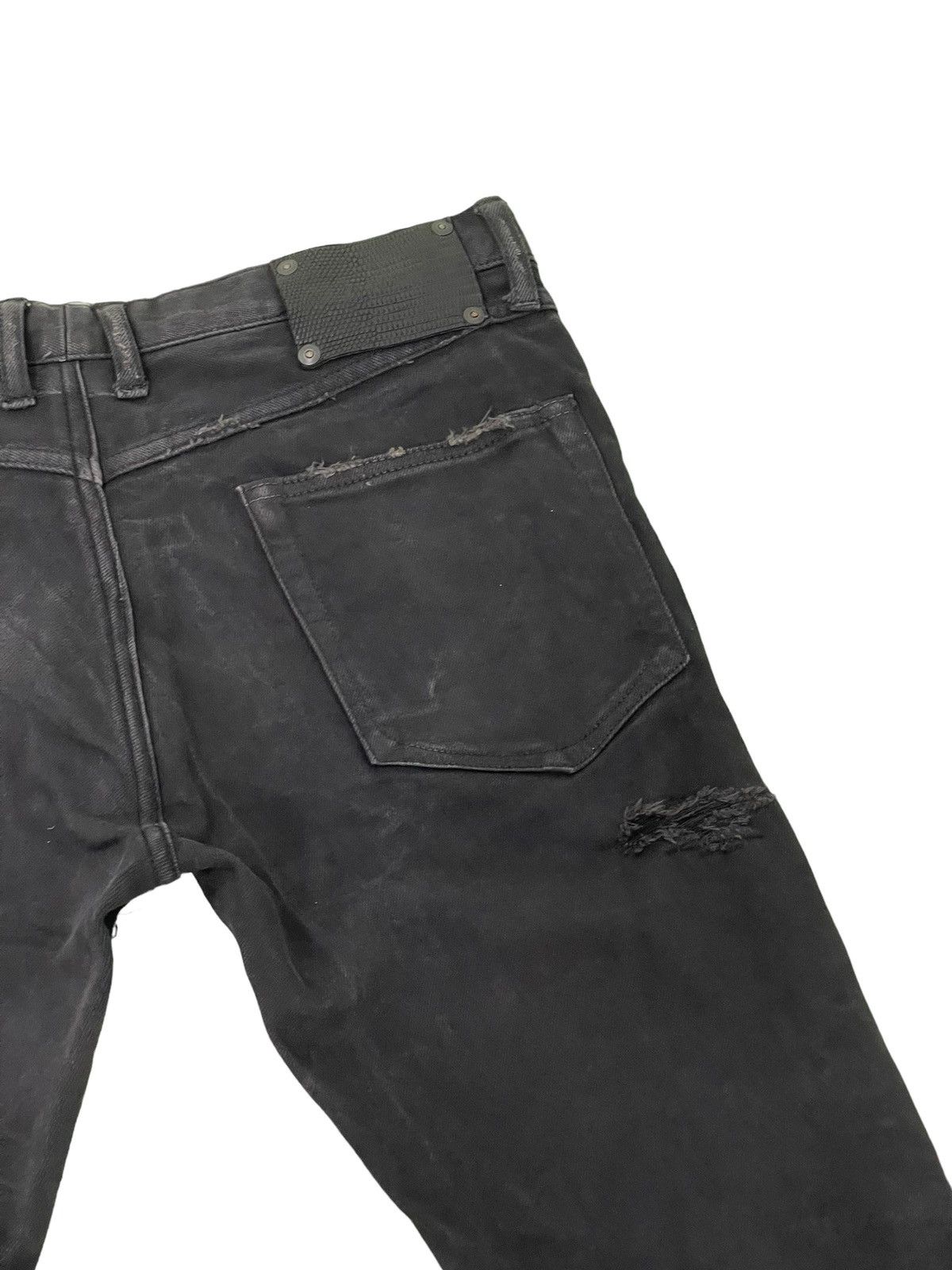 Isamu Katayama Backlash Skinny Distress Stretch Denim Isamu Katayama Japan 2🟦 Size US 33 - 22 Thumbnail