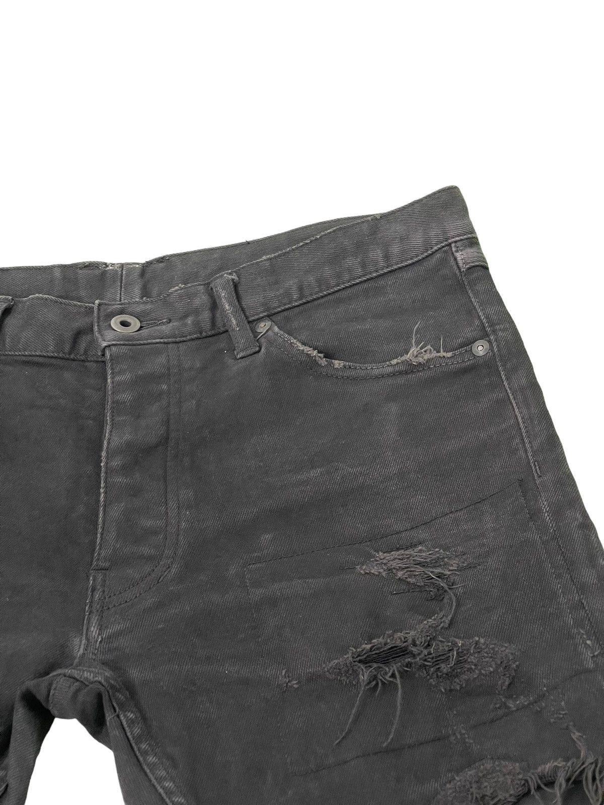 Isamu Katayama Backlash Skinny Distress Stretch Denim Isamu Katayama Japan 2🟦 Size US 33 - 12 Thumbnail