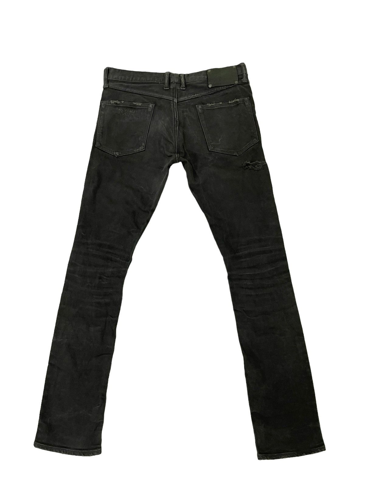 Isamu Katayama Backlash Skinny Distress Stretch Denim Isamu Katayama Japan 2🟦 Size US 33 - 14 Thumbnail