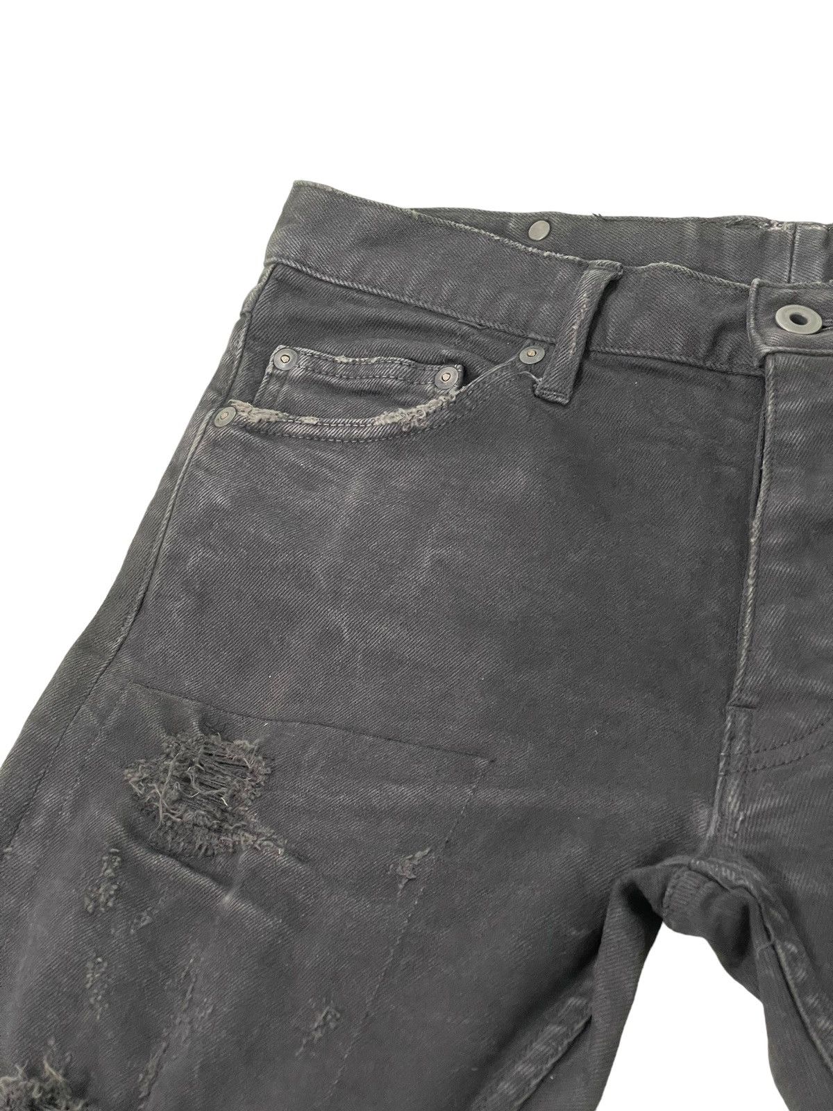 Isamu Katayama Backlash Skinny Distress Stretch Denim Isamu Katayama Japan 2🟦 Size US 33 - 11 Thumbnail