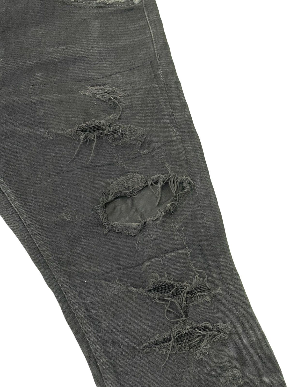 Isamu Katayama Backlash Skinny Distress Stretch Denim Isamu Katayama Japan 2🟦 Size US 33 - 9 Thumbnail