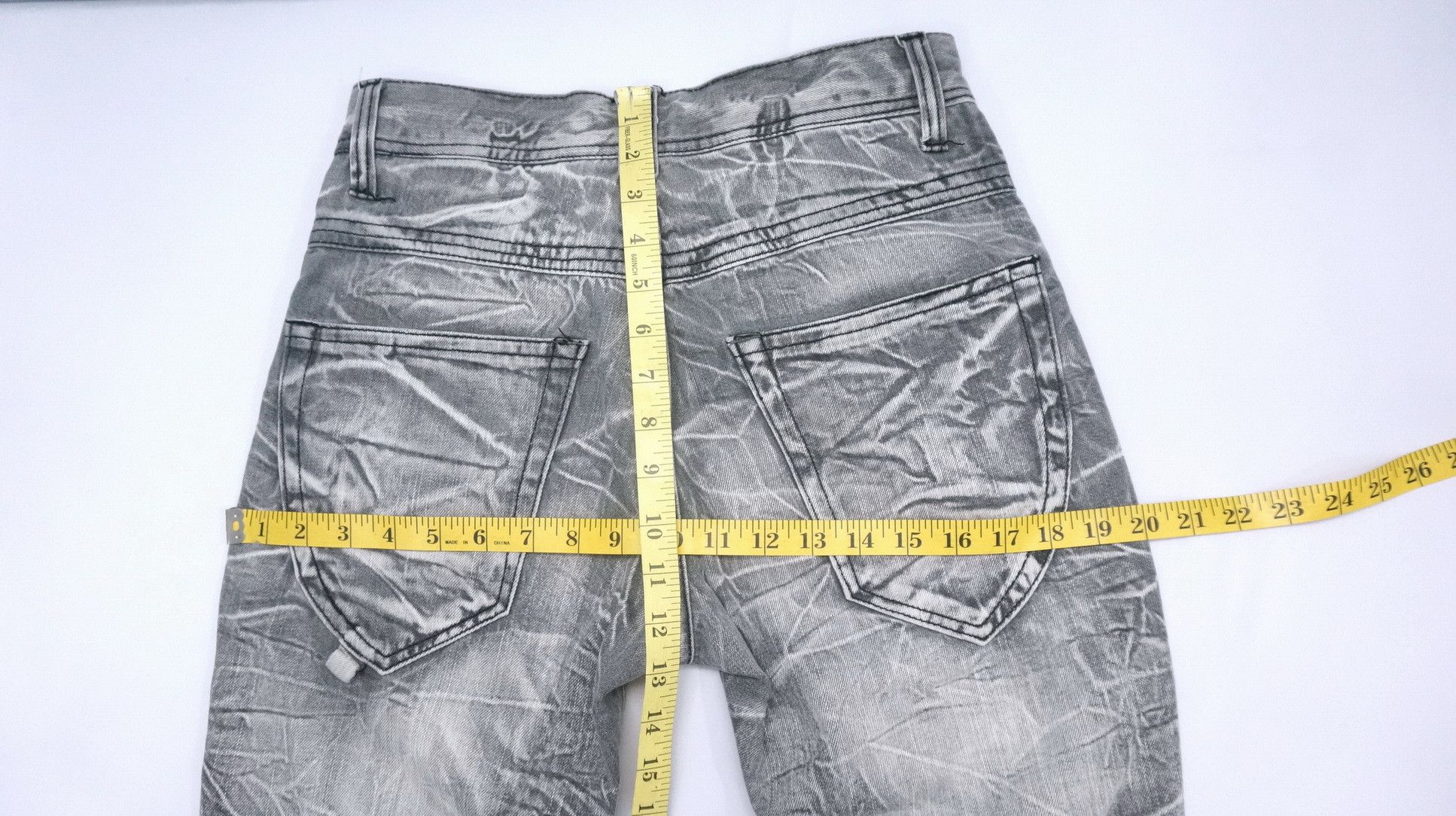 Japanese Brand Vtg BLOW BY BLUE Bush Multipocket Distressed Flared Jeans Size US 29 - 17 Thumbnail