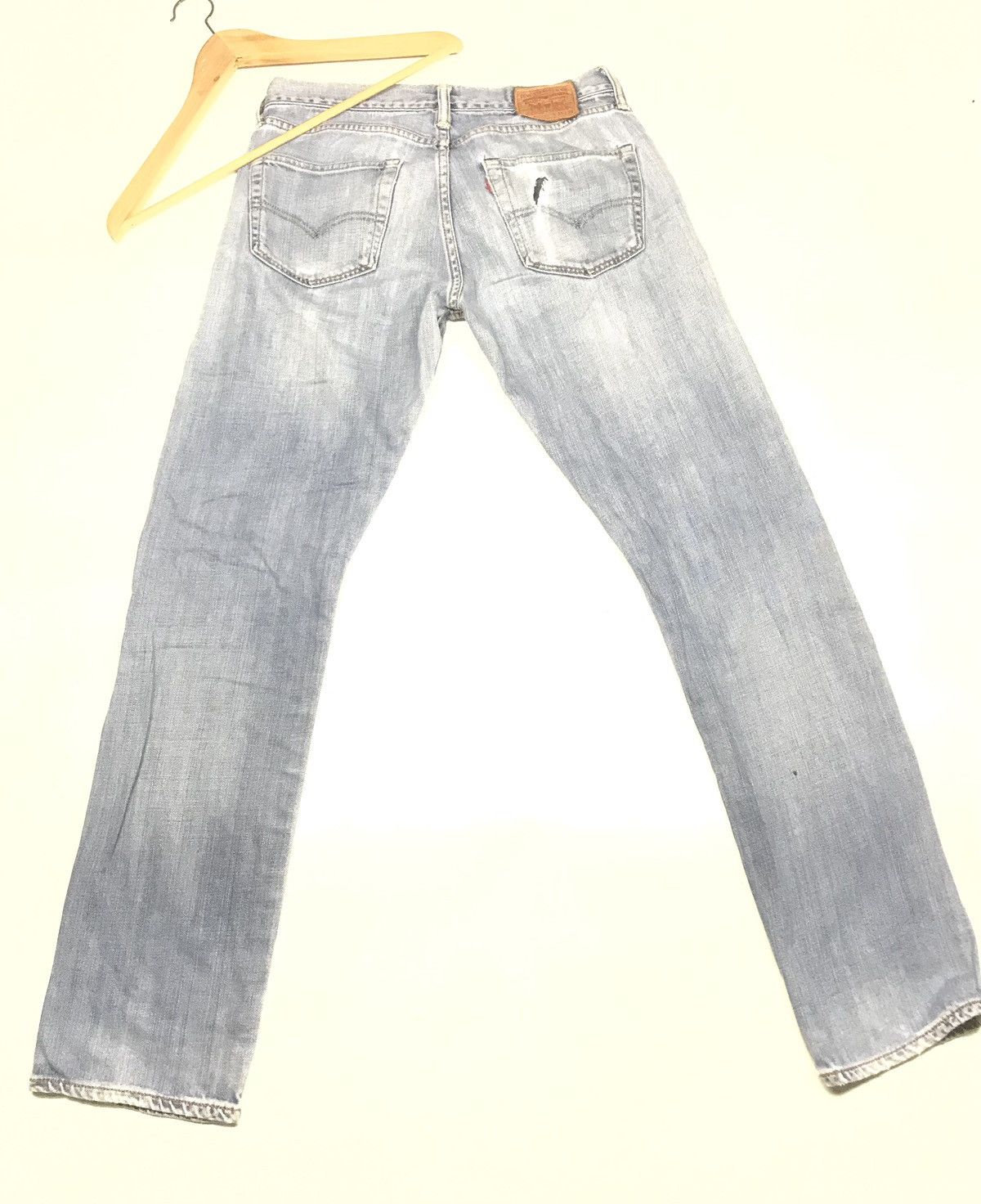 Levi's × Vintage VINTAGE SELVEDGE LEVIS 511 BLUE WASH DISTRESSED DENIM Size US 30 / EU 46 - 11 Thumbnail