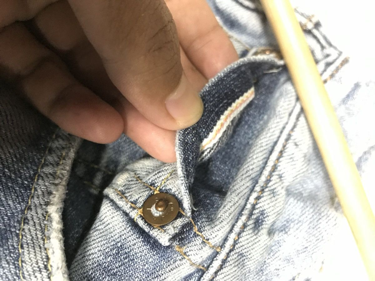 Levi's × Vintage VINTAGE SELVEDGE LEVIS 511 BLUE WASH DISTRESSED DENIM Size US 30 / EU 46 - 4 Thumbnail