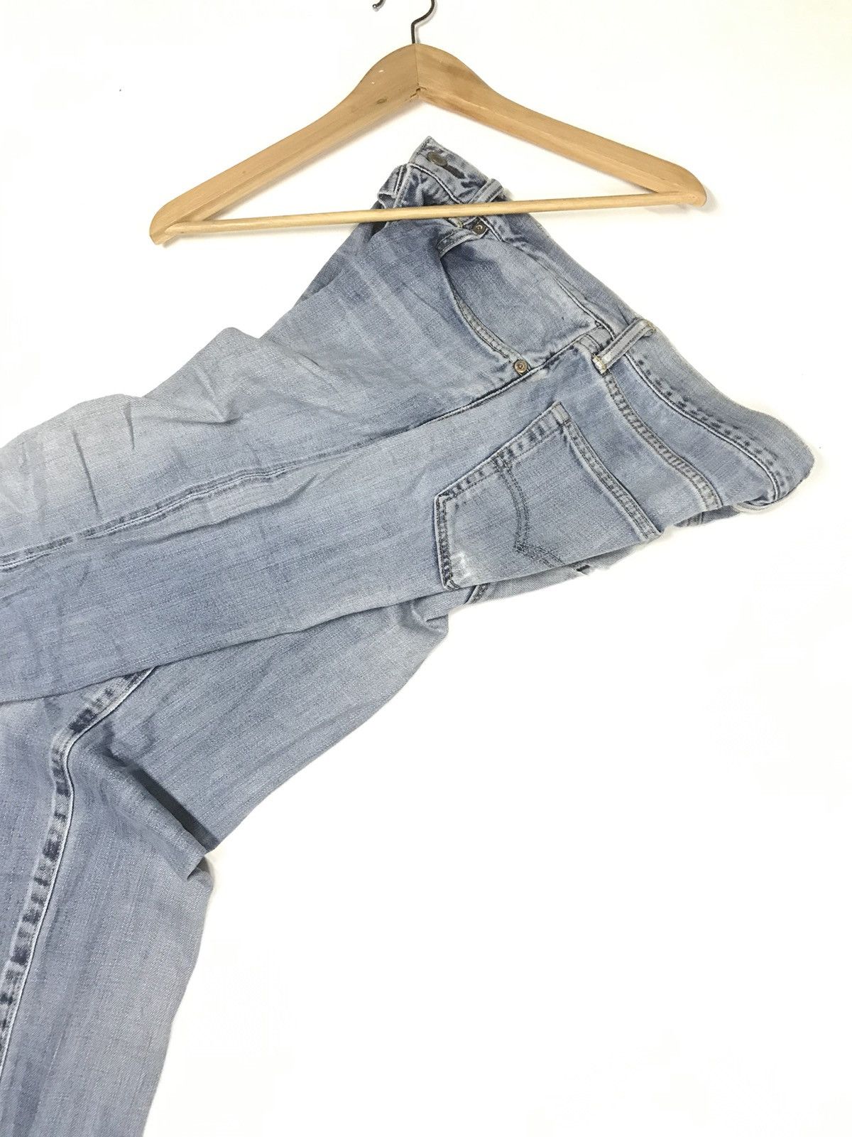 Levi's × Vintage VINTAGE SELVEDGE LEVIS 511 BLUE WASH DISTRESSED DENIM Size US 30 / EU 46 - 19 Thumbnail