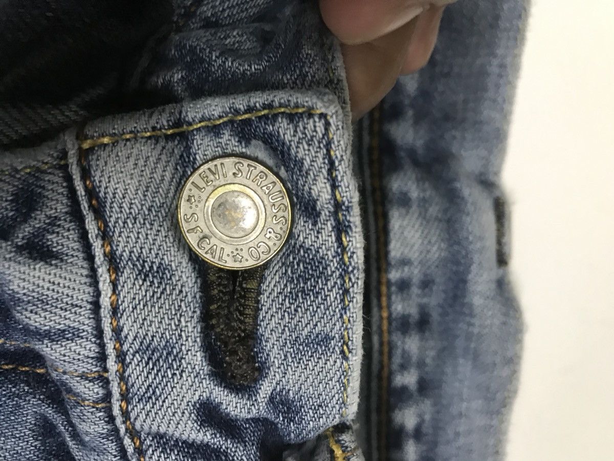 Levi's × Vintage VINTAGE SELVEDGE LEVIS 511 BLUE WASH DISTRESSED DENIM Size US 30 / EU 46 - 5 Thumbnail