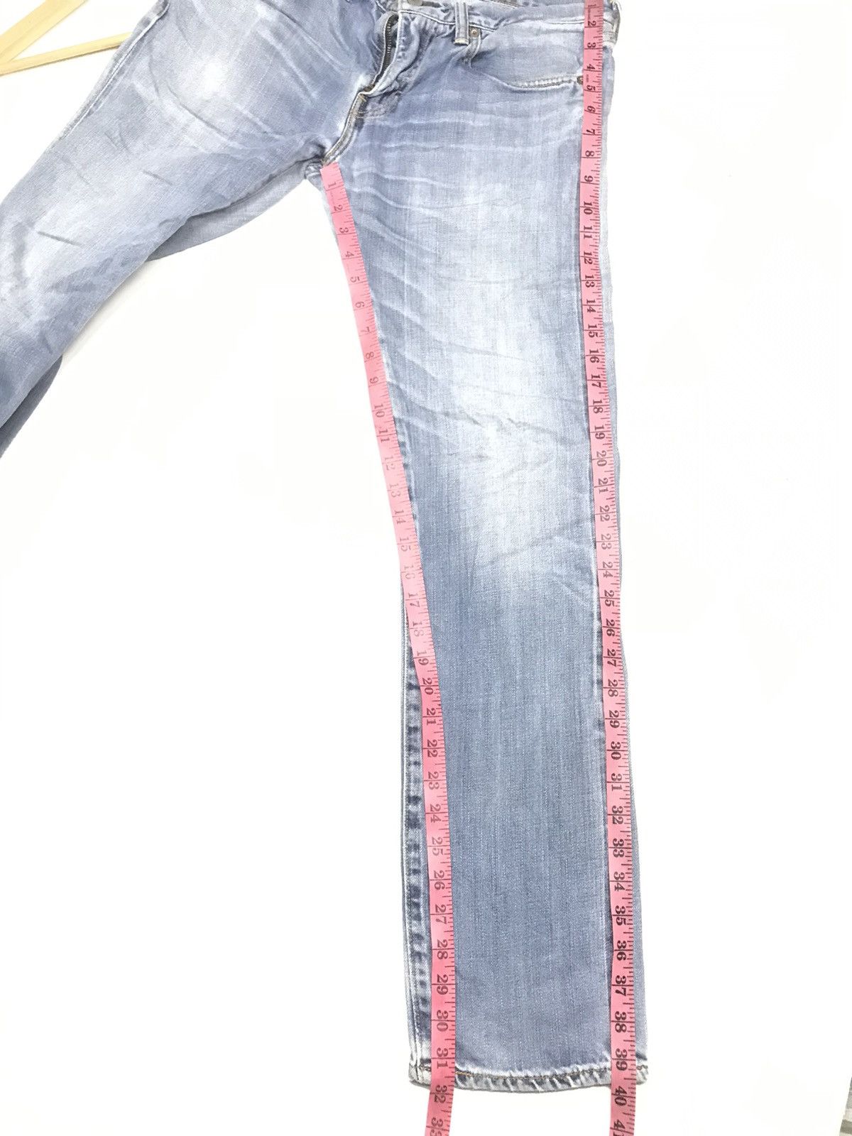 Levi's × Vintage VINTAGE SELVEDGE LEVIS 511 BLUE WASH DISTRESSED DENIM Size US 30 / EU 46 - 22 Thumbnail