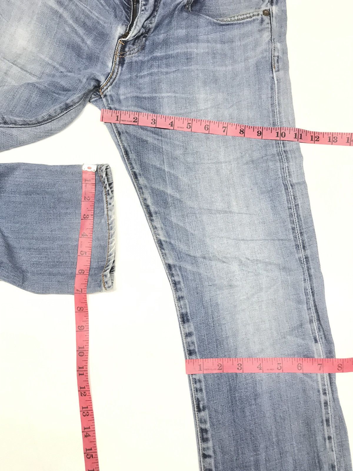 Levi's × Vintage VINTAGE SELVEDGE LEVIS 511 BLUE WASH DISTRESSED DENIM Size US 30 / EU 46 - 21 Thumbnail