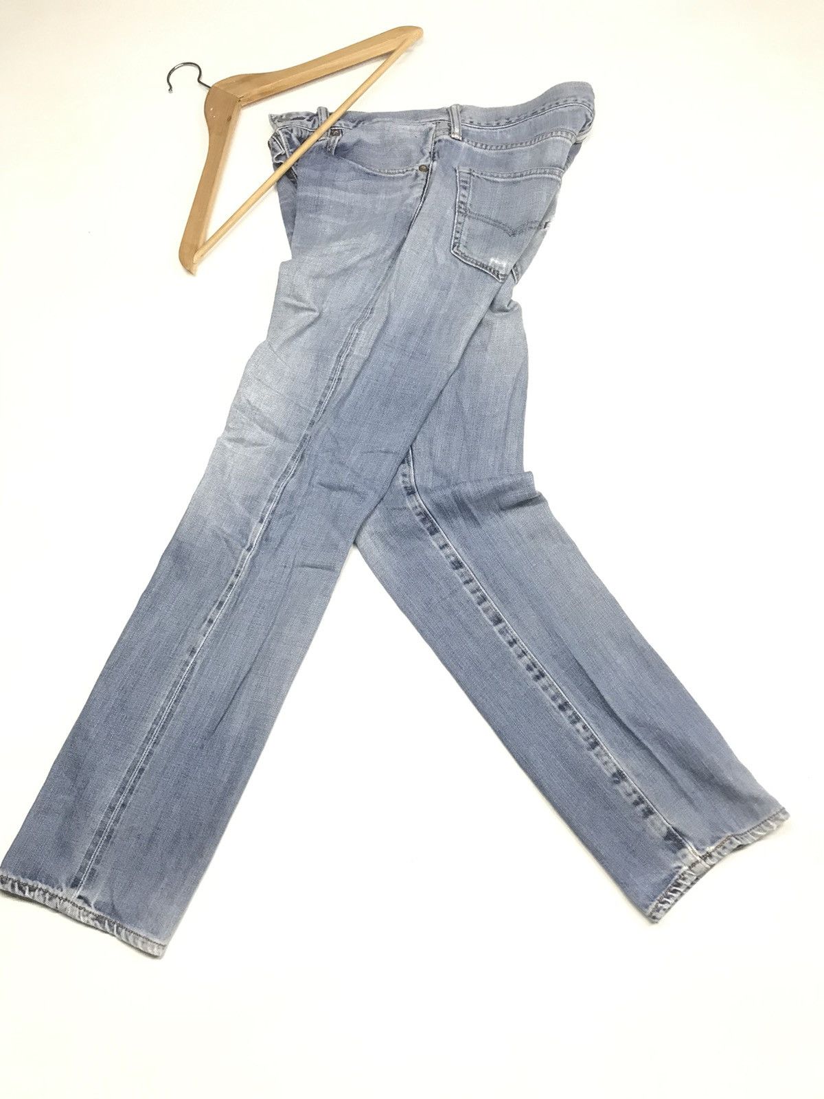Levi's × Vintage VINTAGE SELVEDGE LEVIS 511 BLUE WASH DISTRESSED DENIM Size US 30 / EU 46 - 18 Thumbnail