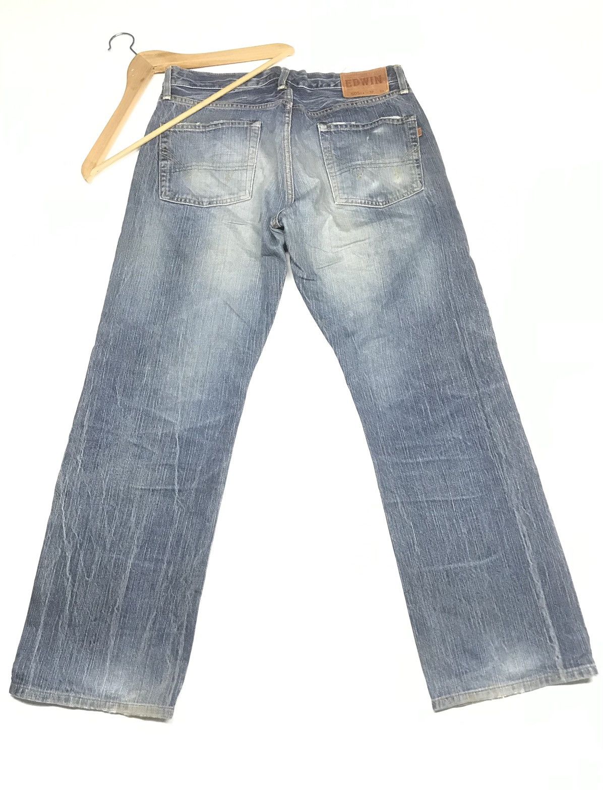 Edwin × Vintage VINTAGE SELVEDGE EDWIN 505zx DISTRESSED DENIM Size US 32 / EU 48 - 1 Thumbnail