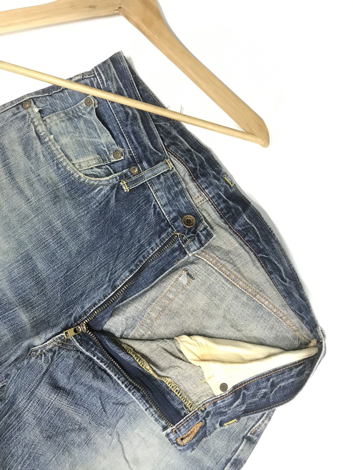 Edwin × Vintage VINTAGE SELVEDGE EDWIN 505zx DISTRESSED DENIM Size US 32 / EU 48 - 11 Thumbnail