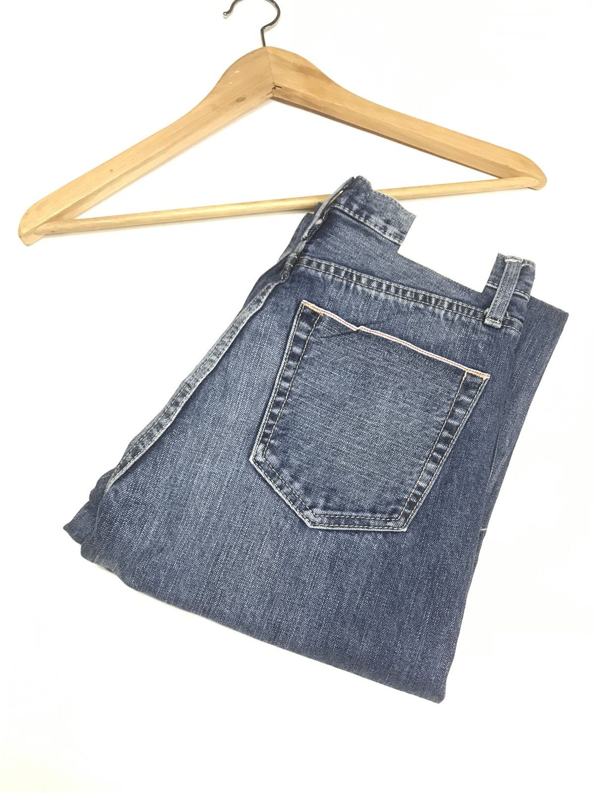 Japanese Brand × Vintage VINTAGE GYDA BAGGY SELVEDGE BACK POCKET ANKLE CUT DISTRESSED Size US 26 / EU 42 - 23 Thumbnail